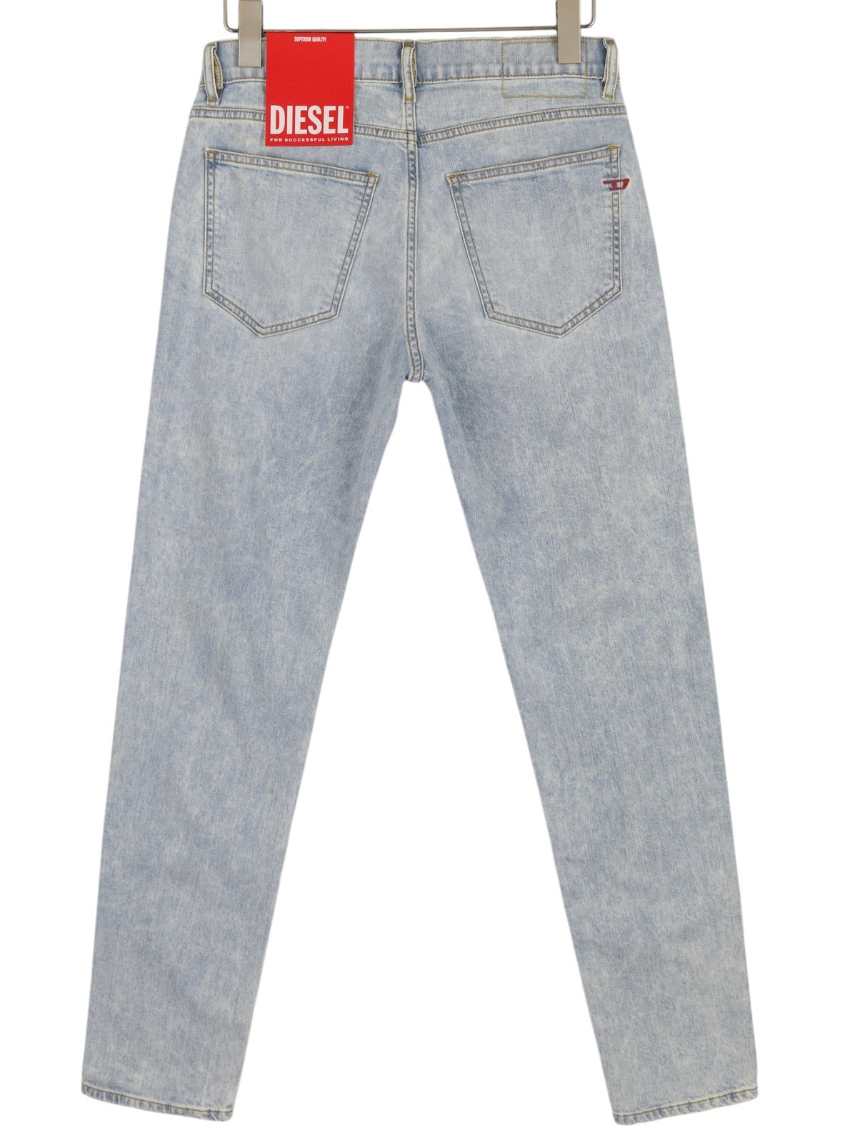 DIESEL 2019 D-Strukt 0GDAM vyriški džinsai W30/L34 Slim vidutinio juosmens, skalbti 