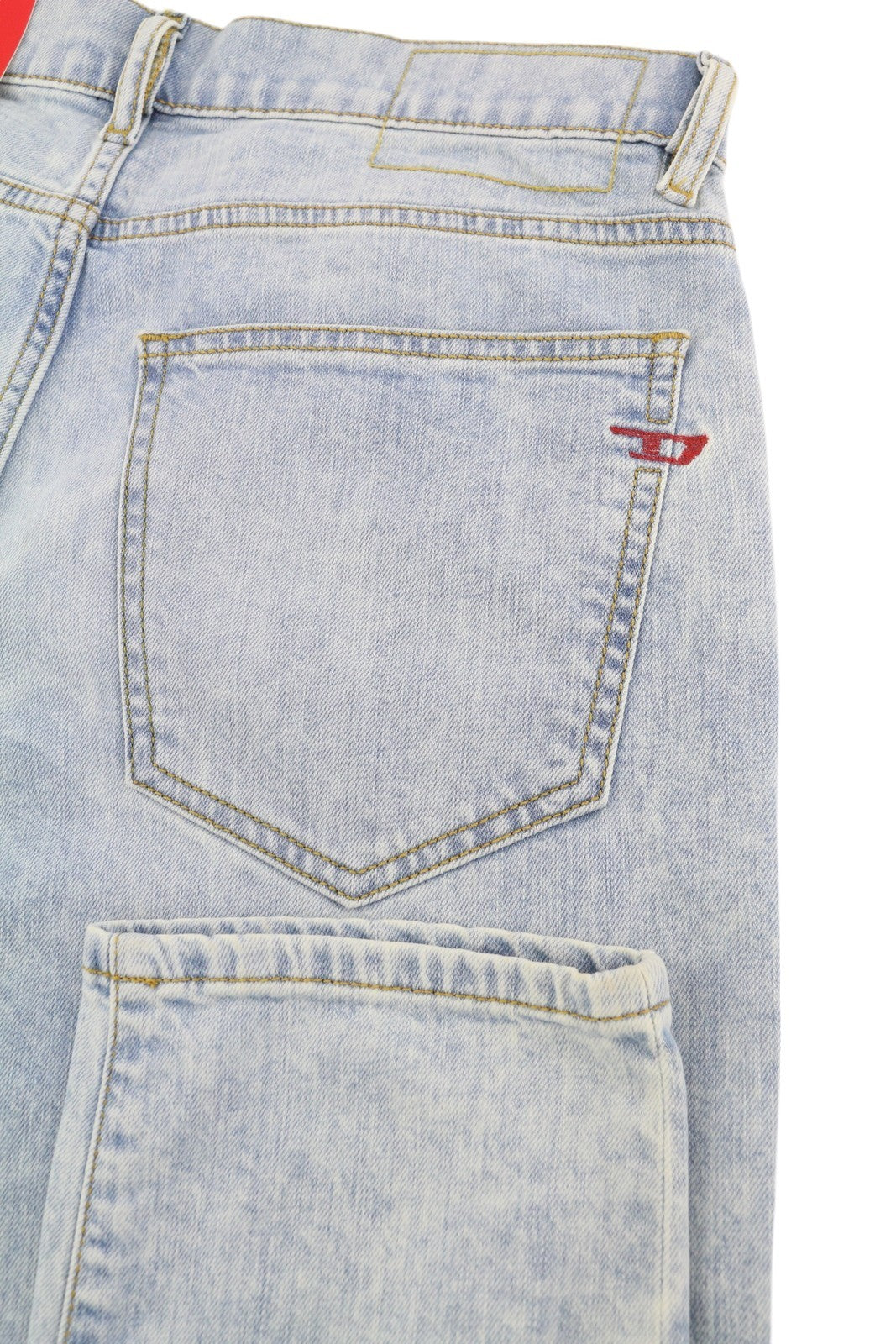 DIESEL 2019 D-Strukt 0GDAM vyriški džinsai W30/L34 Slim vidutinio juosmens, skalbti 