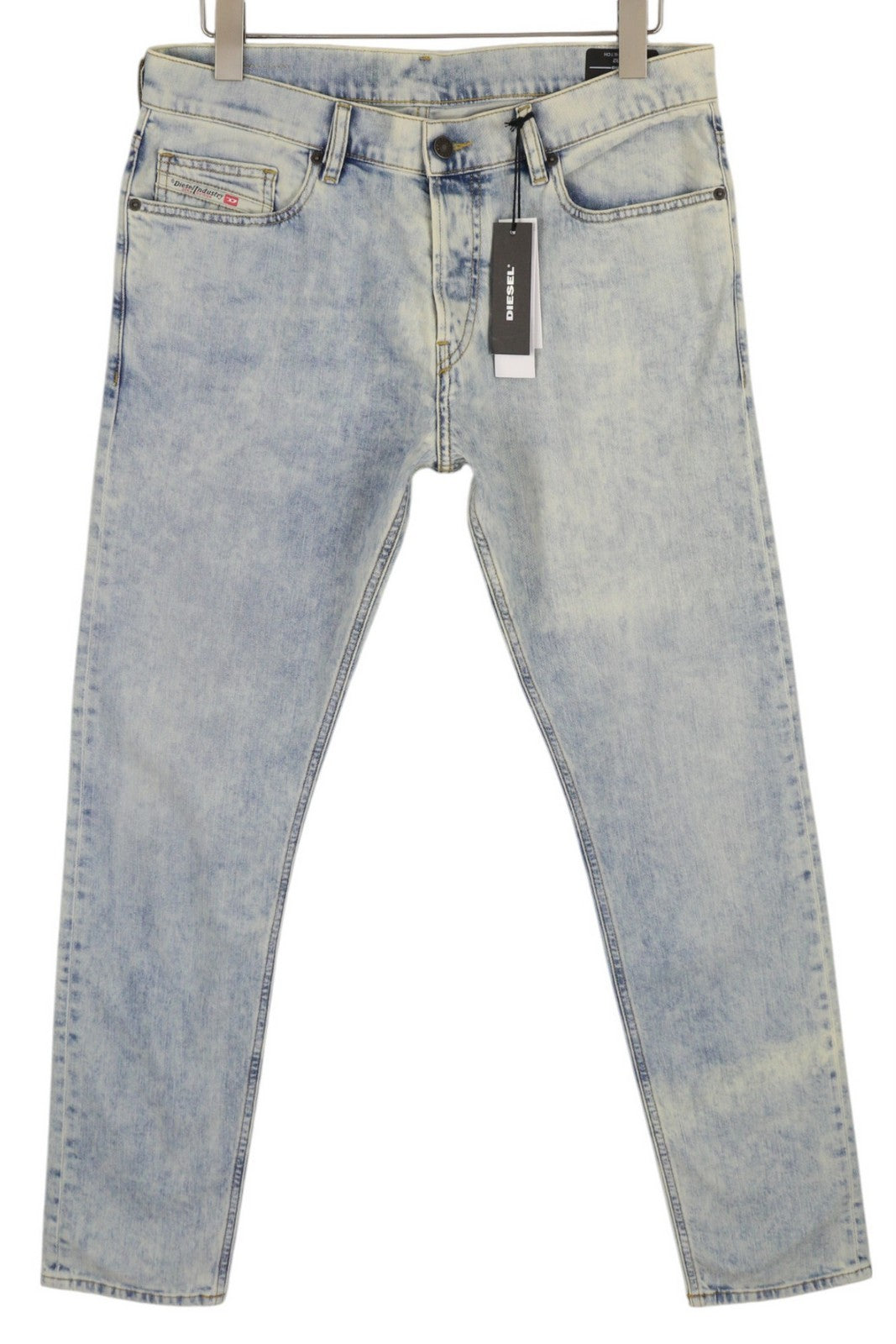 DIESEL D-Luster 0GDAM Mens Jeans W33/L32 Slim  Stretch Buttoned Washed Blue