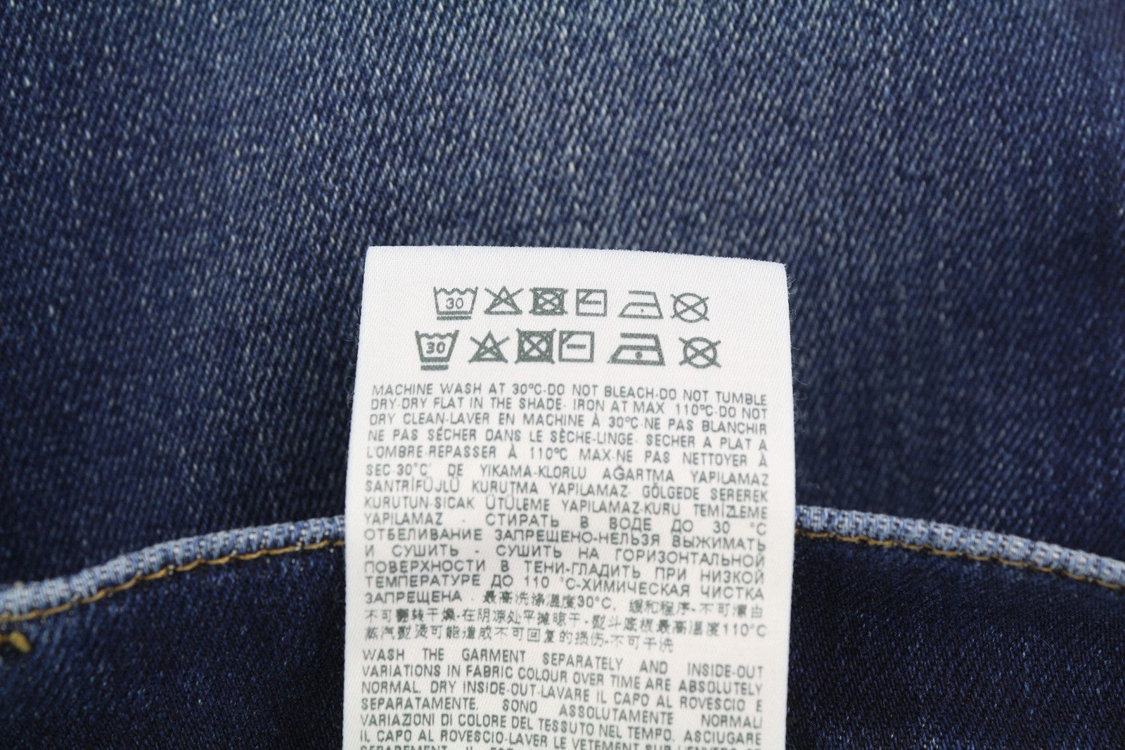 DIESEL D-Luster 009ML vyriški džinsai W30/L32 Slim Stretch su sagomis, mėlyni 