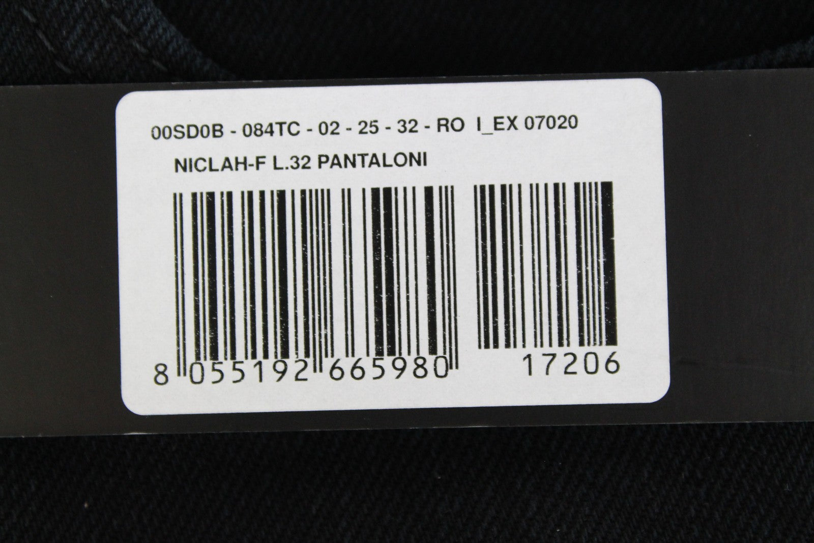 DIESEL Niclah-F 084TC Women's W25/L32 High Waisted Straight Jeans Distressed