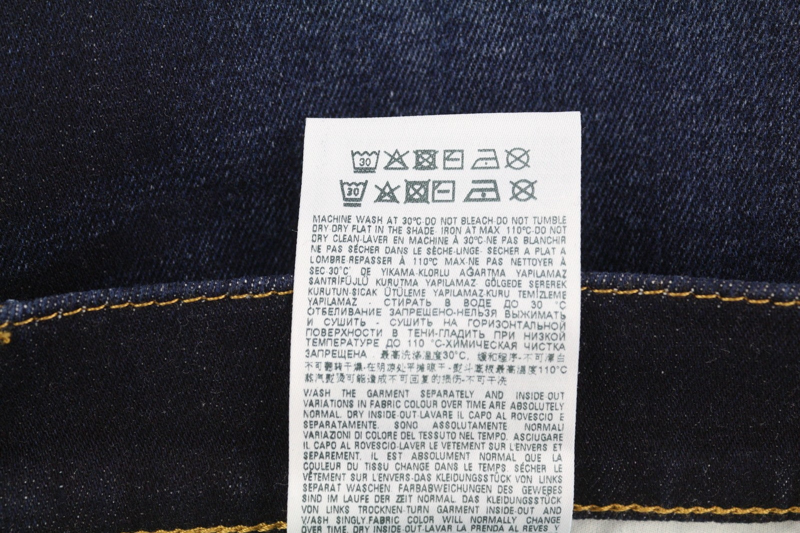 DIESEL D-Luster 009ZS vyriški džinsai W31/L32 Slim Stretch su sagomis, mėlyni 