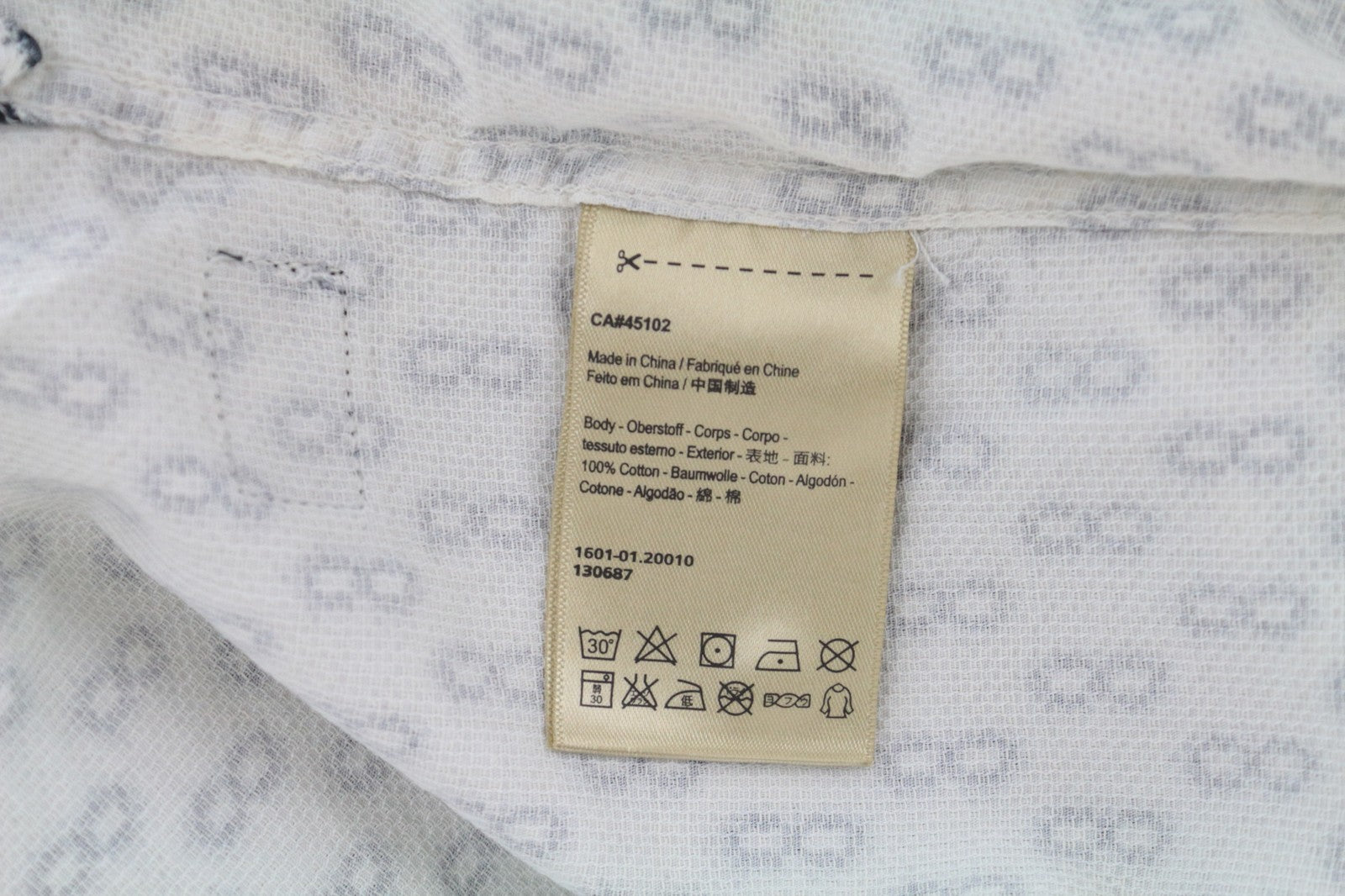 SCOTCH &amp; SODA vyriški marškiniai M dydžio, išskleista apykakle, dryžuotas laisvalaikio stiliaus, abstraktaus rašto.