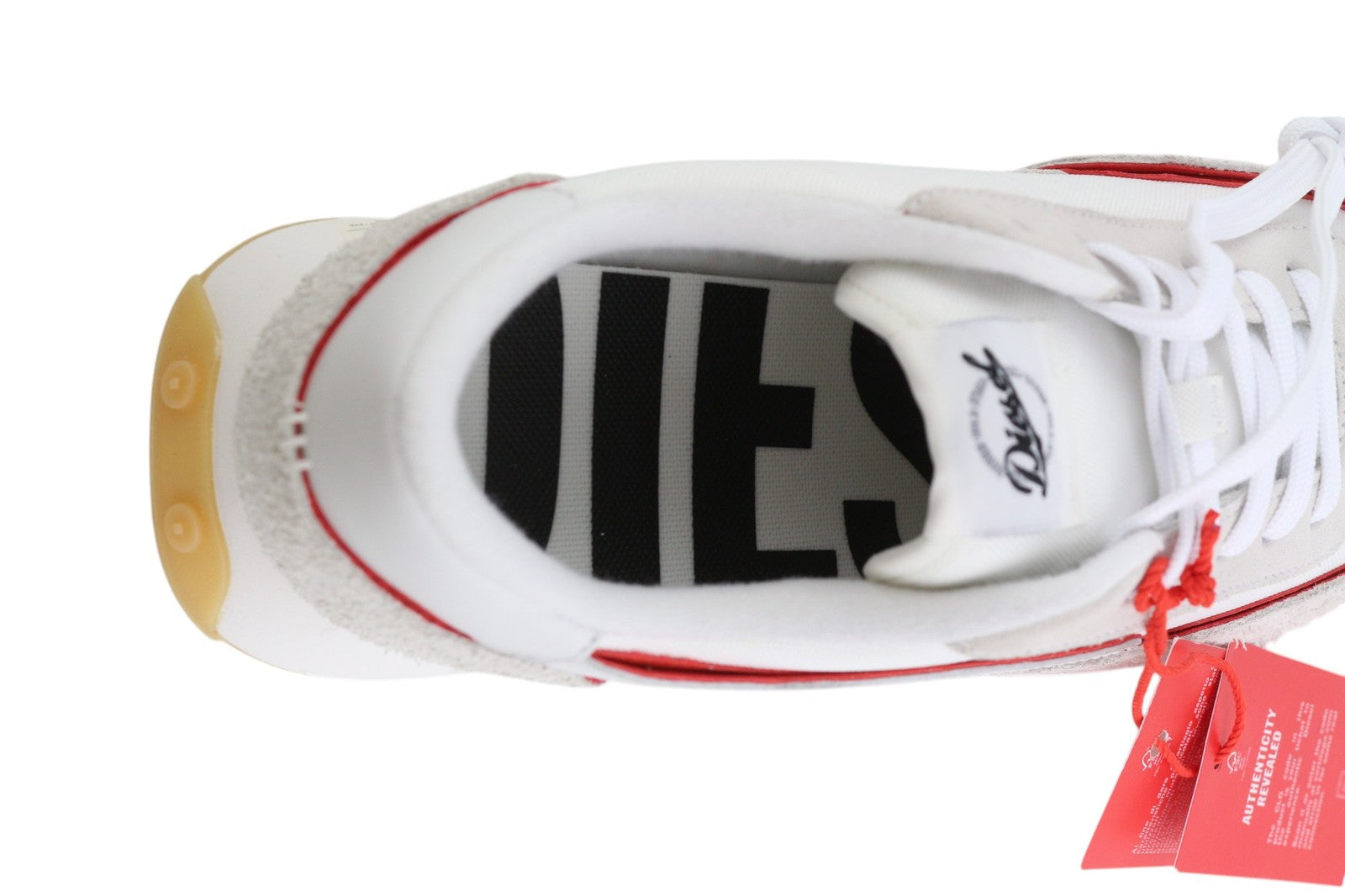 DIESEL S-Racer LC vyriški sportbačiai, šviesiai balti, odiniai, suvarstomi, EU42, RRP – 195 € 