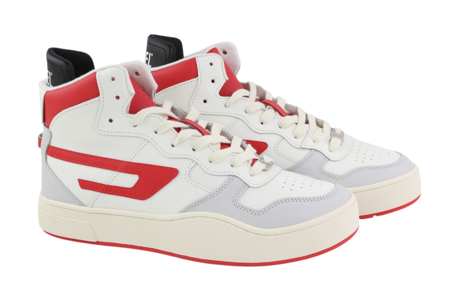 DIESEL S-Ukiyo Mid vyriški sportbačiai, šviesios karvės odos, 44,5 dydžio, RRP – 140 € 