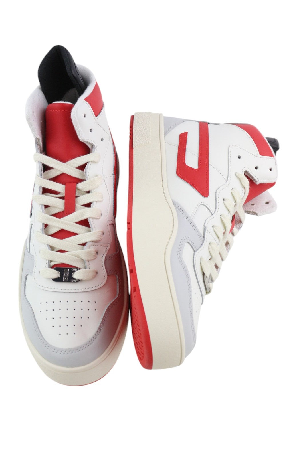 DIESEL S-Ukiyo Mid vyriški sportbačiai, šviesios karvės odos, 44,5 dydžio, RRP – 140 € 