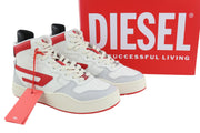 DIESEL S-Ukiyo Mid vyriški sportbačiai, EU41, šviesios odos, suvarstomi, RRP 140 € 