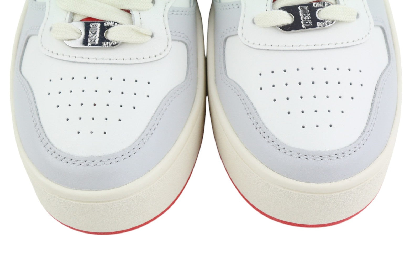 DIESEL S-Ukiyo Mid vyriški sportbačiai, EU41, šviesios odos, suvarstomi, RRP 140 € 