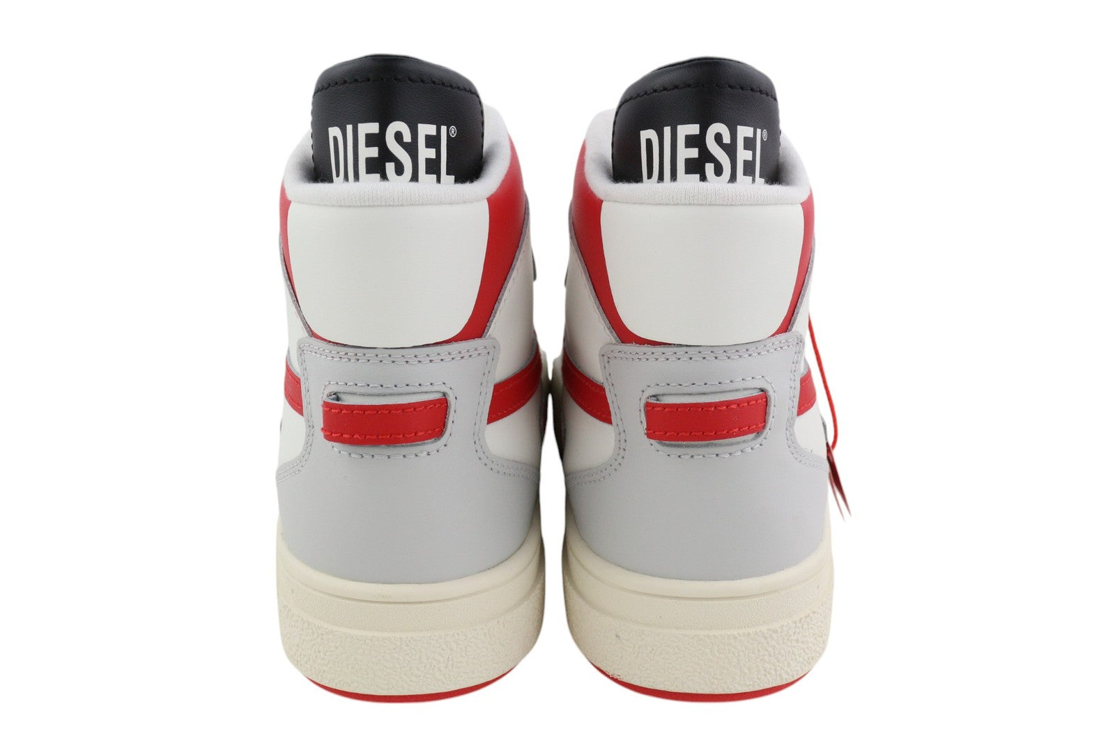 DIESEL S-Ukiyo Mid vyriški sportbačiai, šviesios karvės odos, EU42, RRP 140 € 