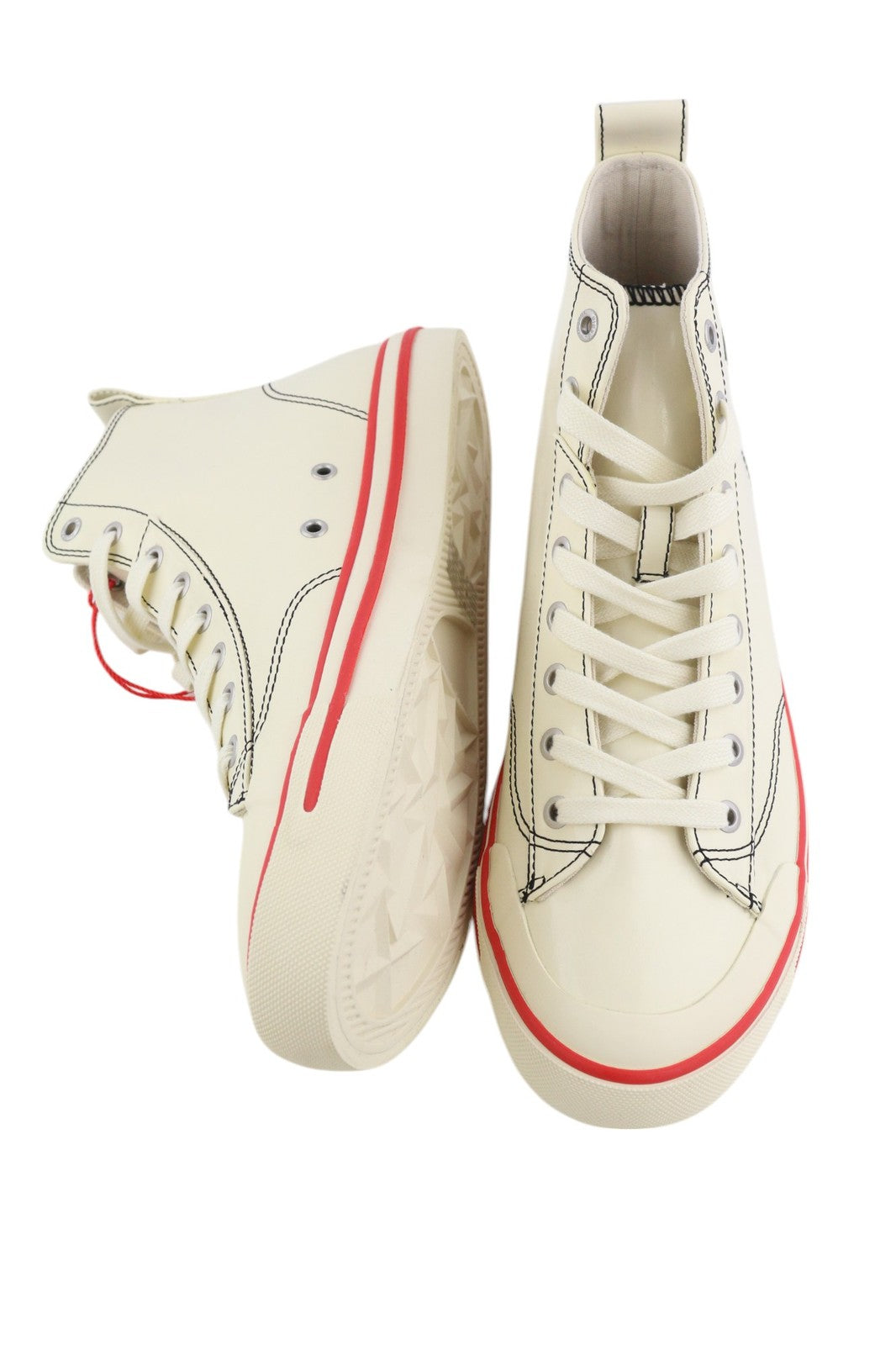 DIESEL S-Athos Mid vyriški sportbačiai, 44,5 dydžio, su dengta danga, RRP 175 €, migdolų nosis 