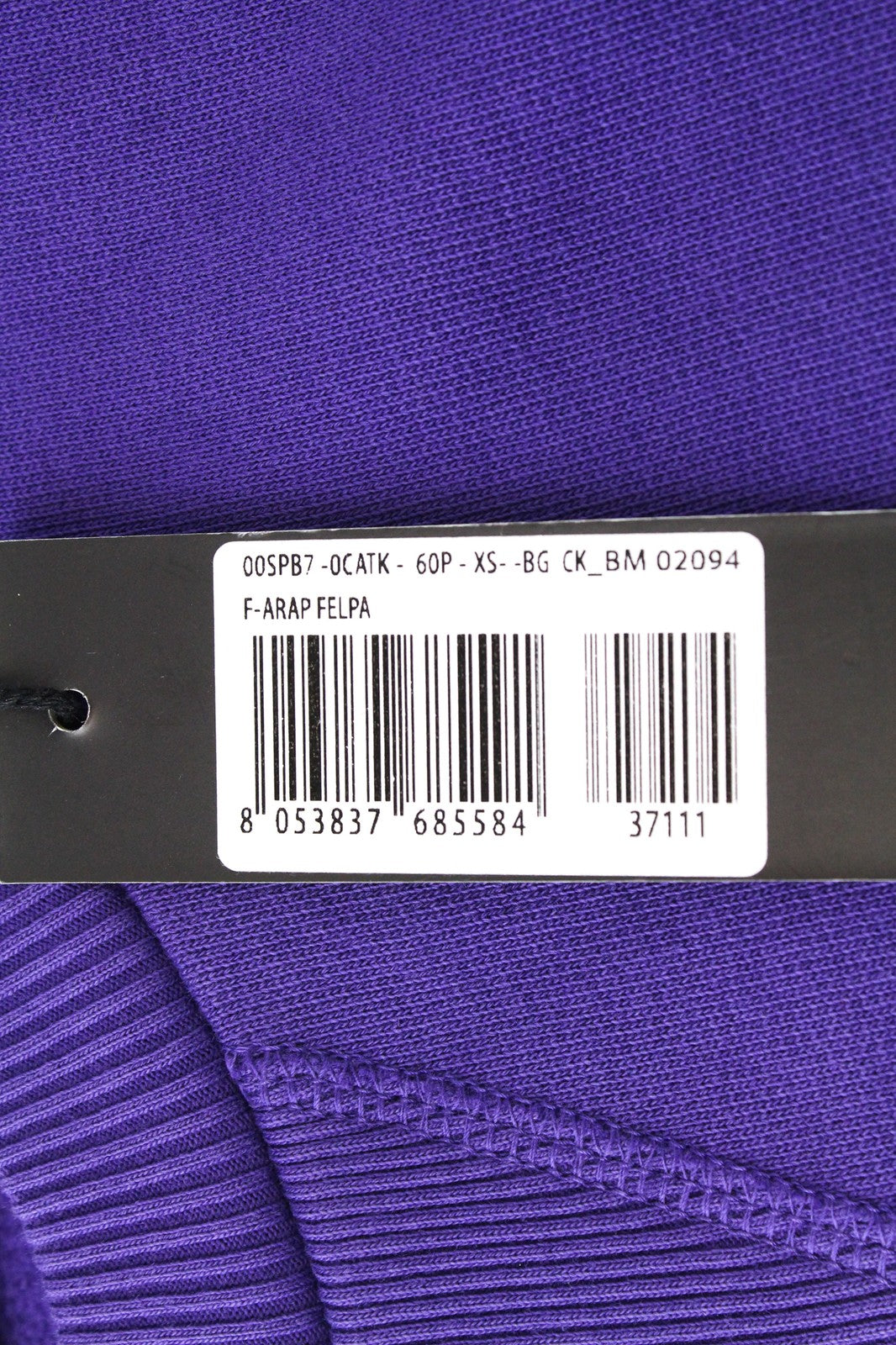 DIESEL F-Arap Felpa moteriškas XS dydžio medvilninis megztinis su ištrauktomis rankovėmis 