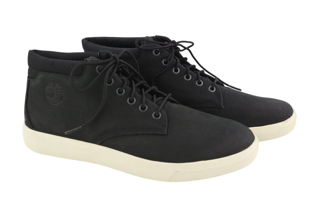 TIMBERLAND A23TM vyriški batai EU44/45 juodi odiniai migdolų nosys su raišteliais 