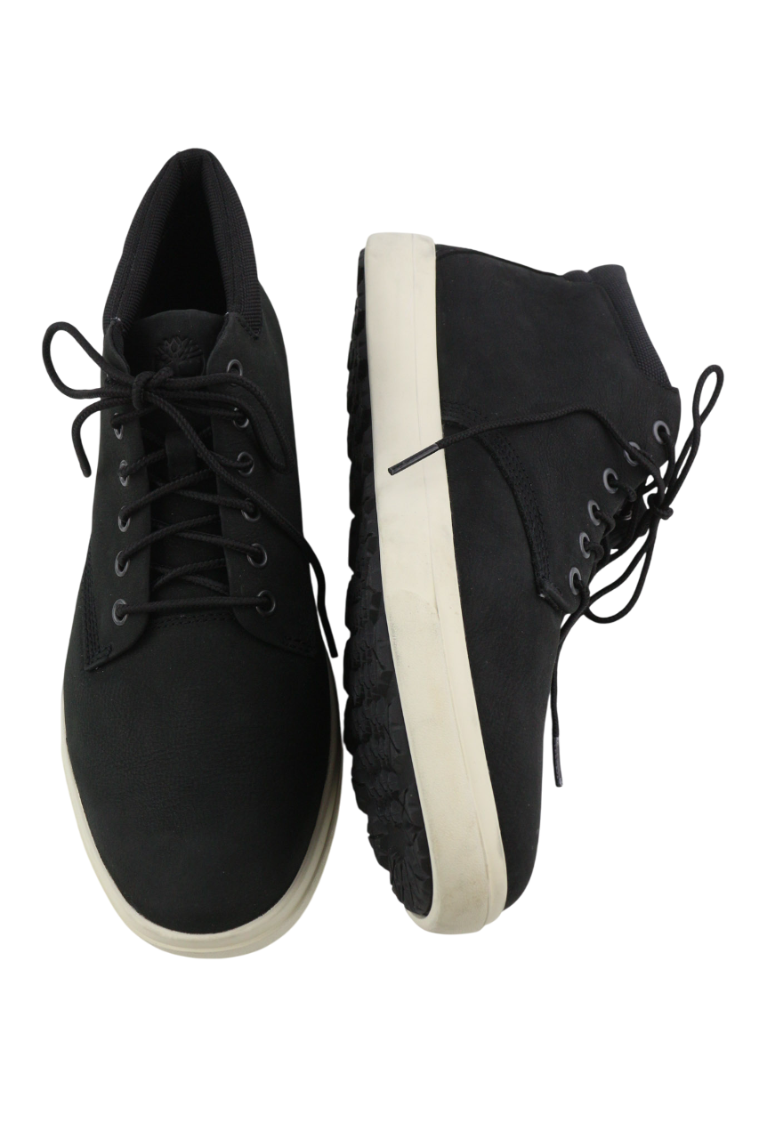 TIMBERLAND A23TM vyriški batai EU44/45 juodi odiniai migdolų nosys su raišteliais 