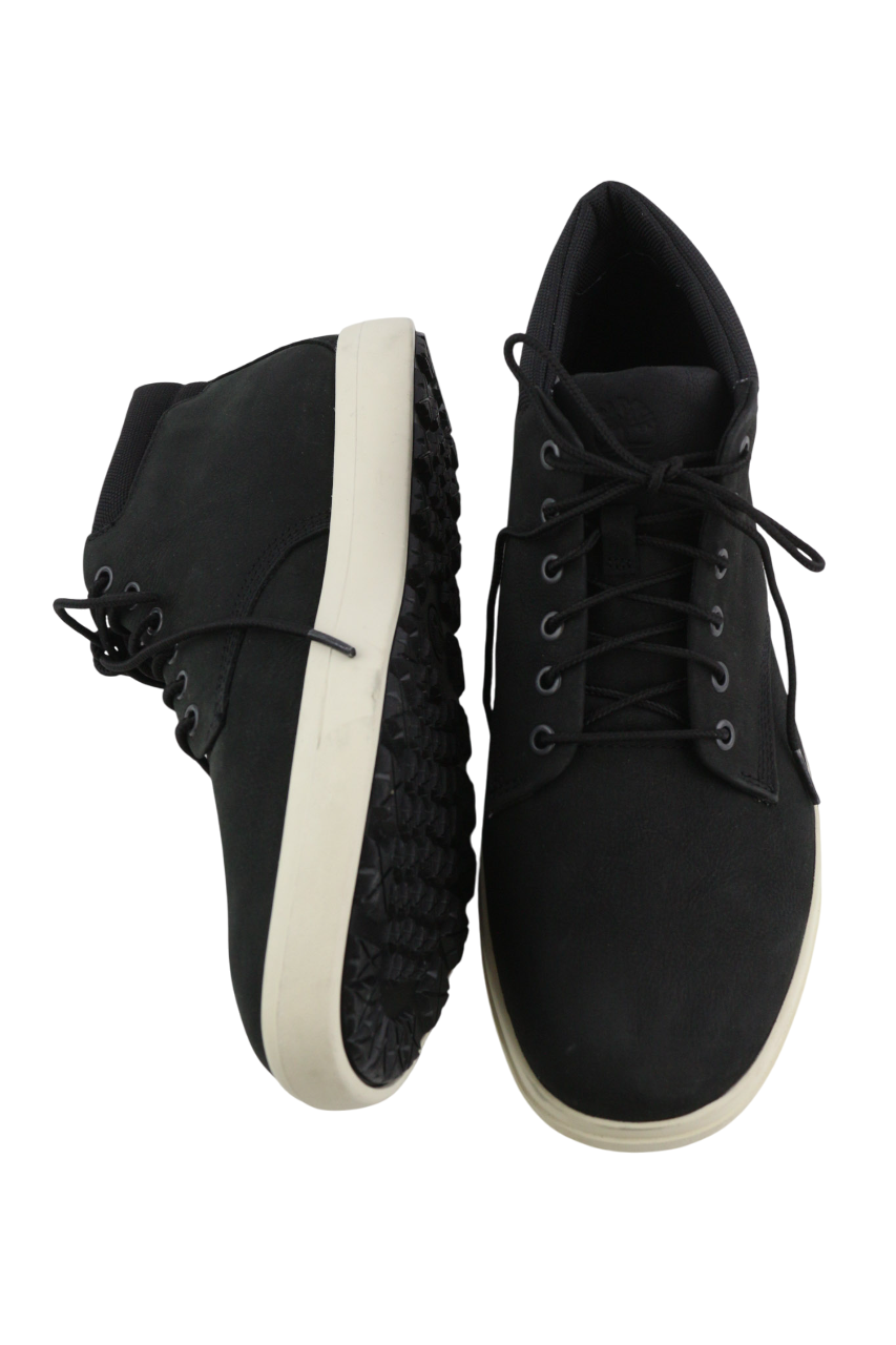 TIMBERLAND A23TM vyriški batai EU44/45 juodi odiniai migdolų nosys su raišteliais 