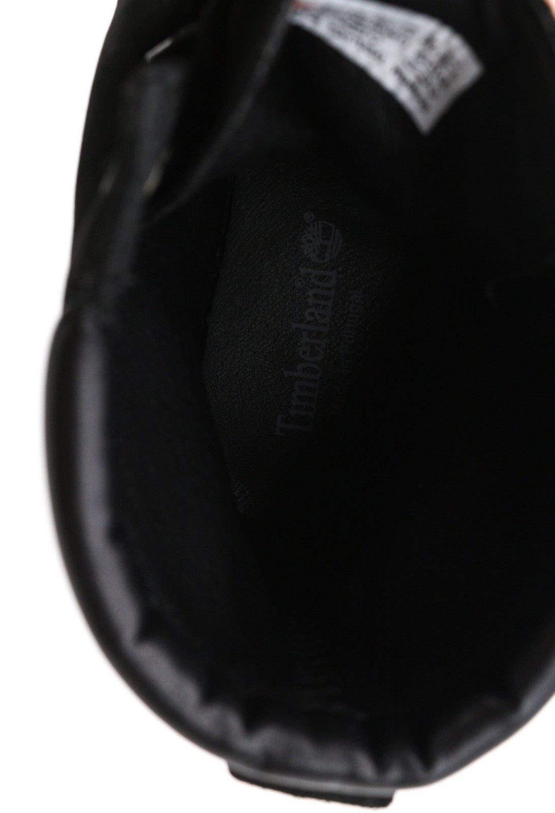 TIMBERLAND moteriški aulinukai EU39.5 EU40 juodi odiniai migdolų nosys iki kulkšnių, atsparūs vandeniui. 