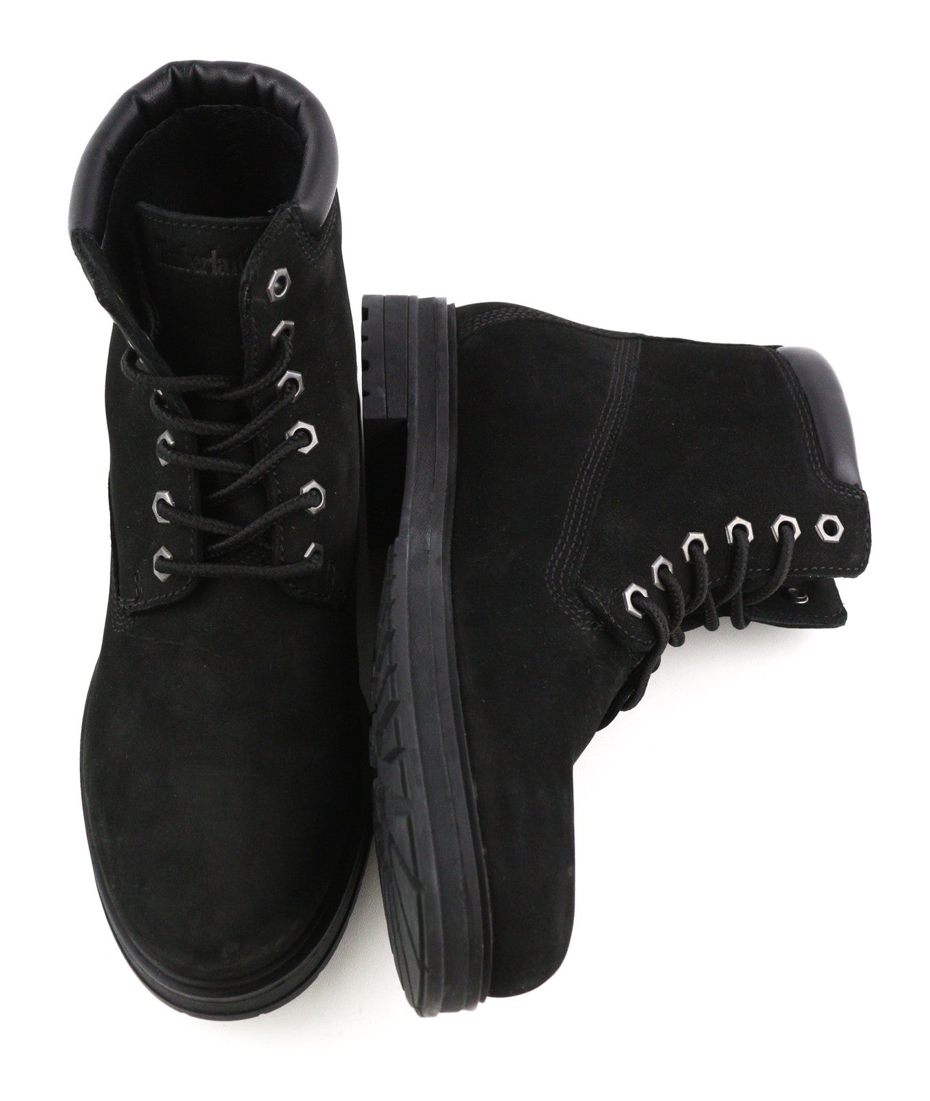 TIMBERLAND moteriški aulinukai EU39.5 EU40 juodi odiniai migdolų nosys iki kulkšnių, atsparūs vandeniui. 