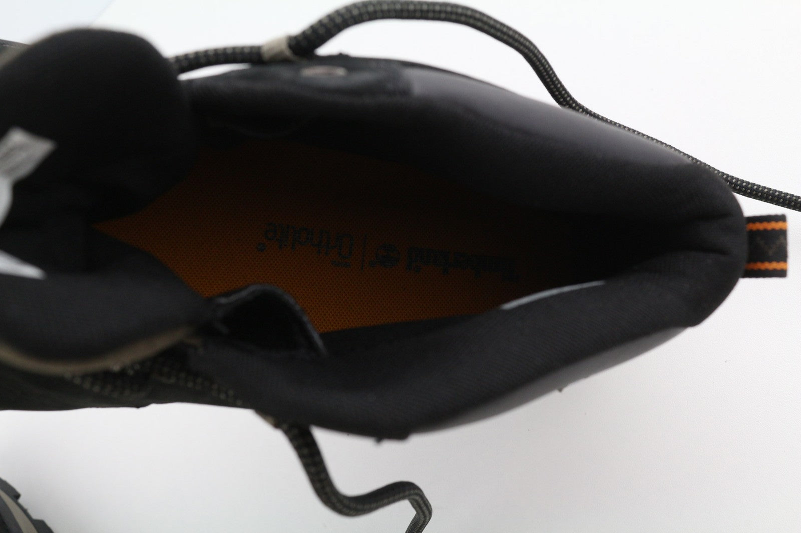 TIMBERLAND A2E5K vyriški batai EU46 EU47.5 juodi odiniai migdolų nosys su nėriniuotais galais, ReBOTL 