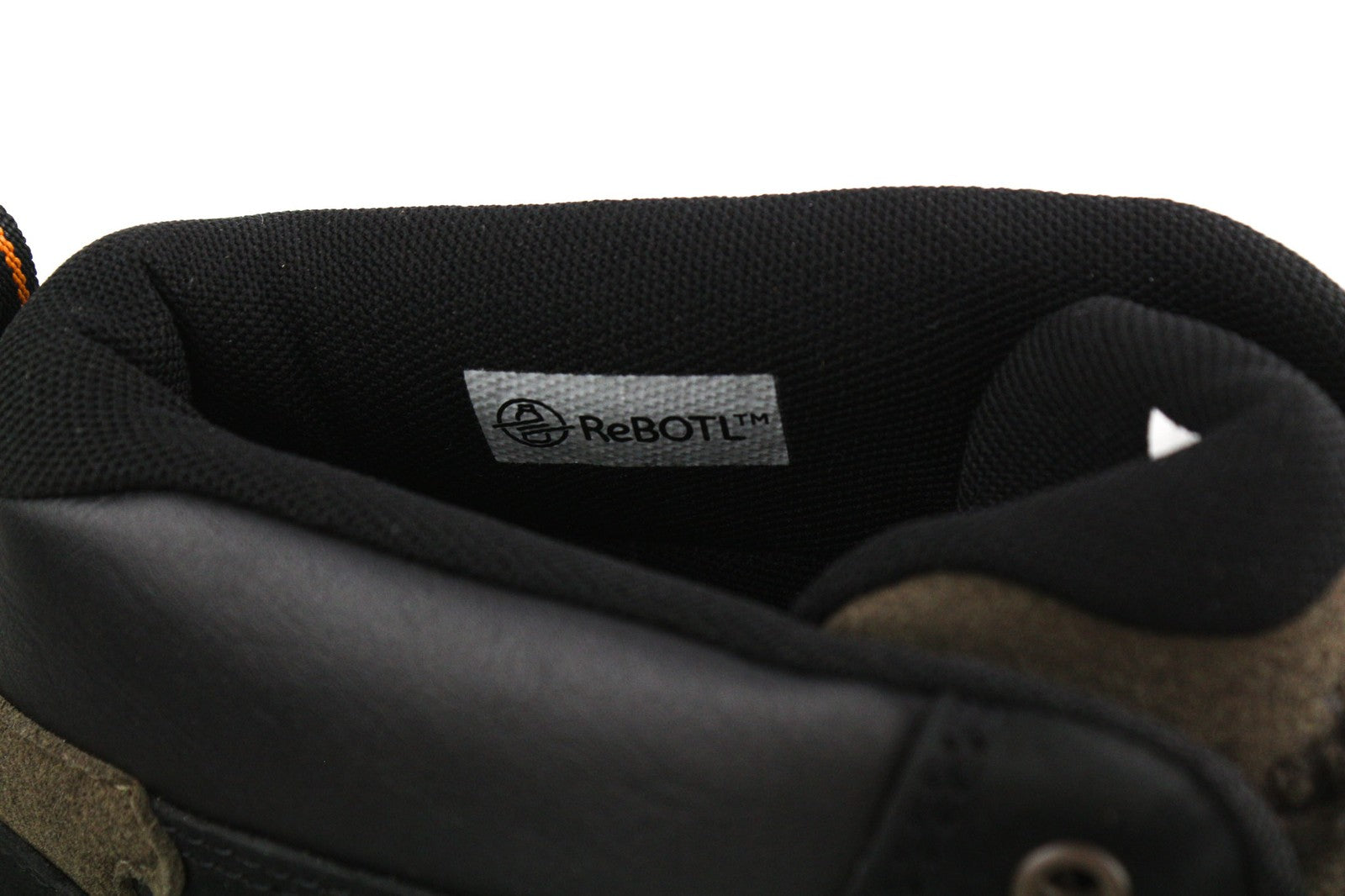 TIMBERLAND A2E5K vyriški batai EU46 EU47.5 juodi odiniai migdolų nosys su nėriniuotais galais, ReBOTL 