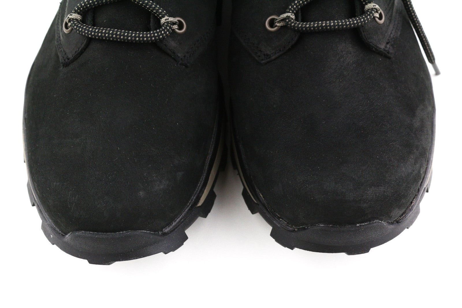 TIMBERLAND A2E5K vyriški batai EU46 EU47.5 juodi odiniai migdolų nosys su nėriniuotais galais, ReBOTL 