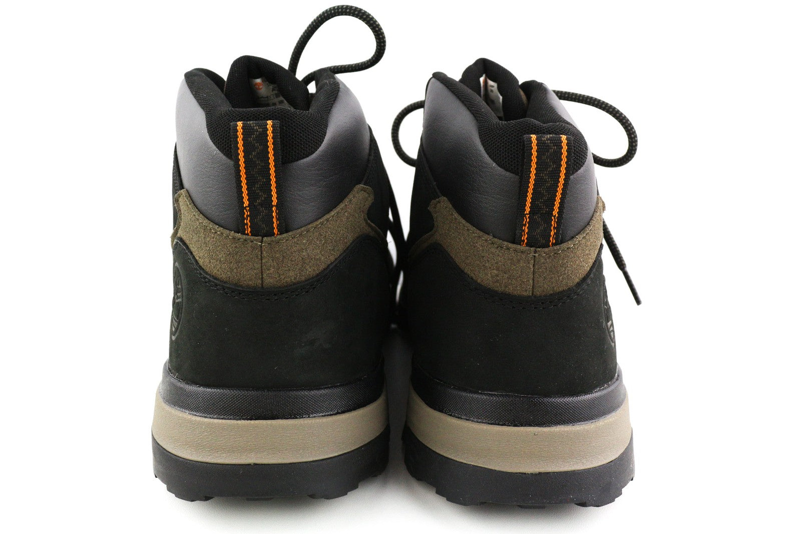 TIMBERLAND A2E5K vyriški batai EU46 EU47.5 juodi odiniai migdolų nosys su nėriniuotais galais, ReBOTL 