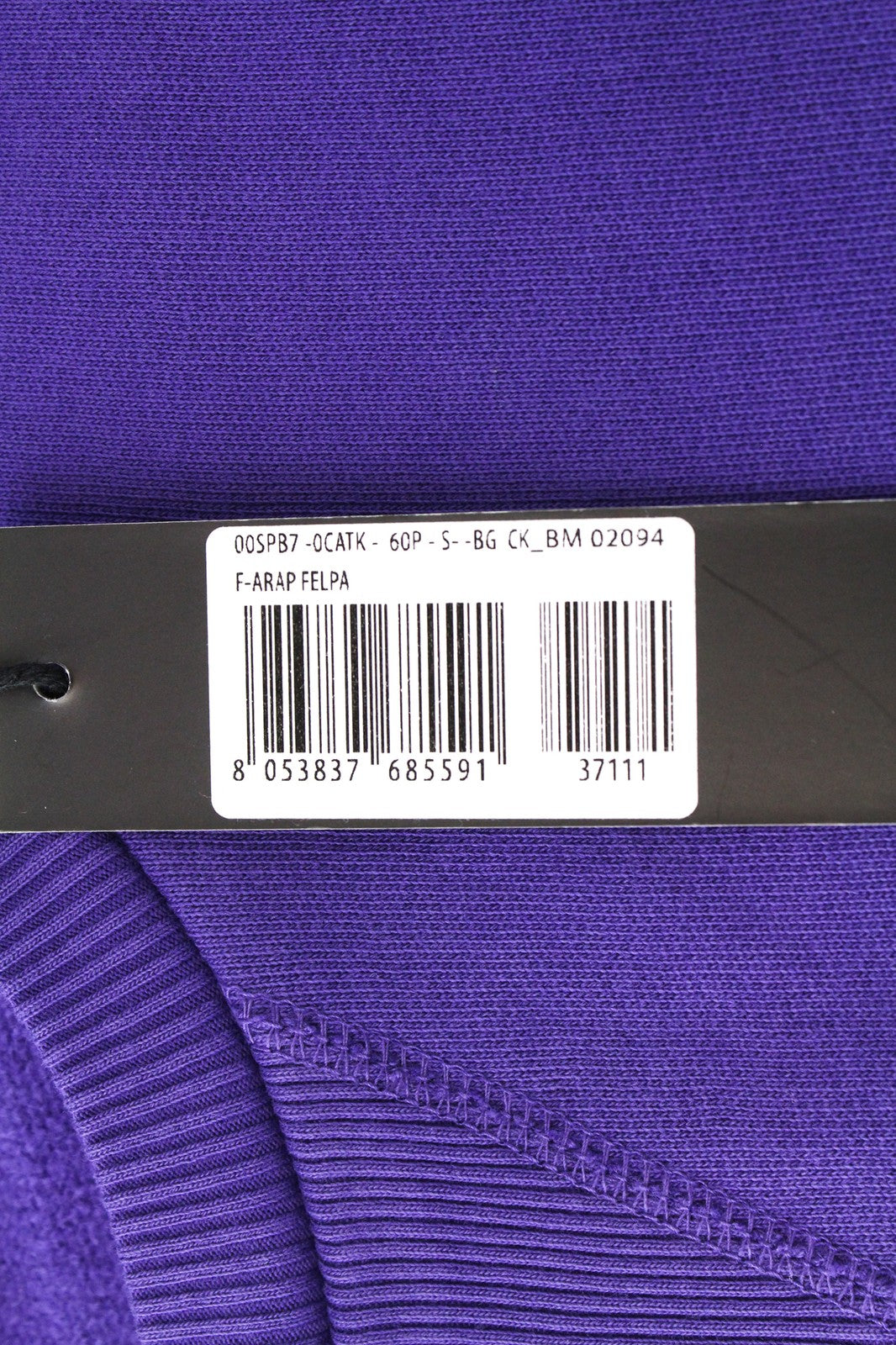 DIESEL F-Arap Felpa moteriškas S dydžio medvilninis megztinis su ištrauktomis rankovėmis 