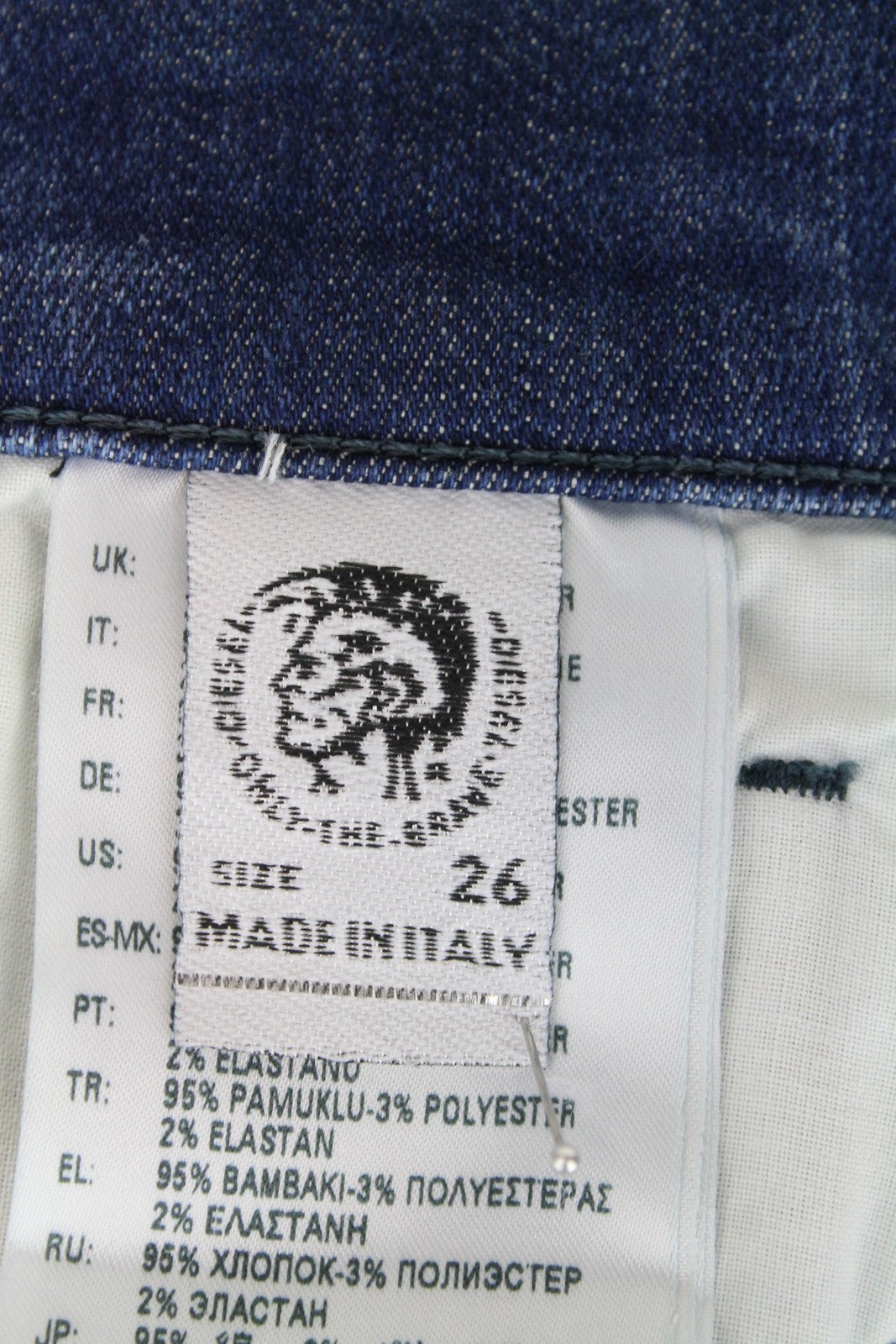 DIESEL D-Reeft-T 0870O vyriški W26 Jogg aptempti sportiniai džinsai berniukams