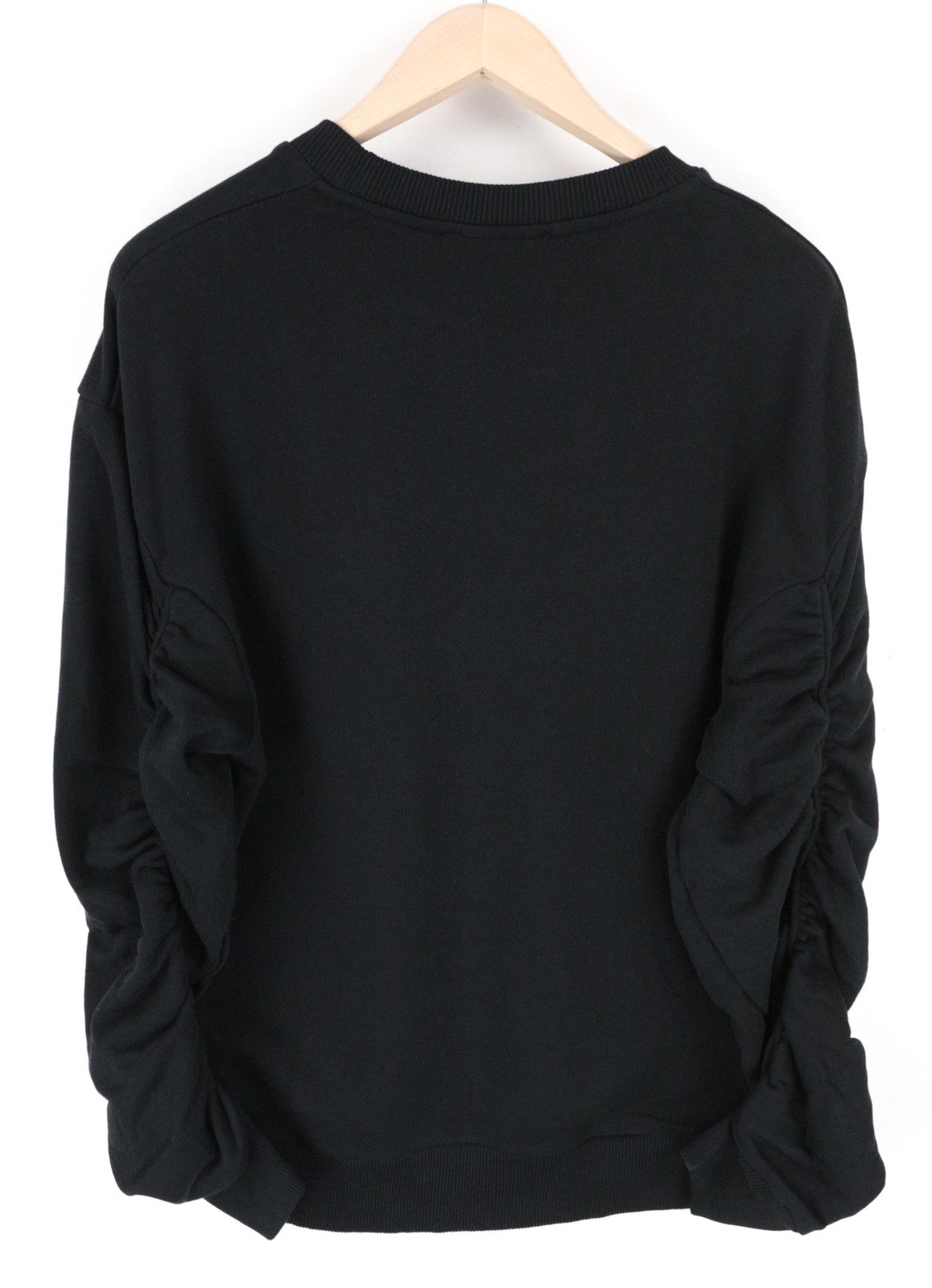 DIESEL F-Arap Felpa moteriškas džemperis XS dydžio, laisvalaikio, juodos spalvos, rauktomis rankovėmis. 