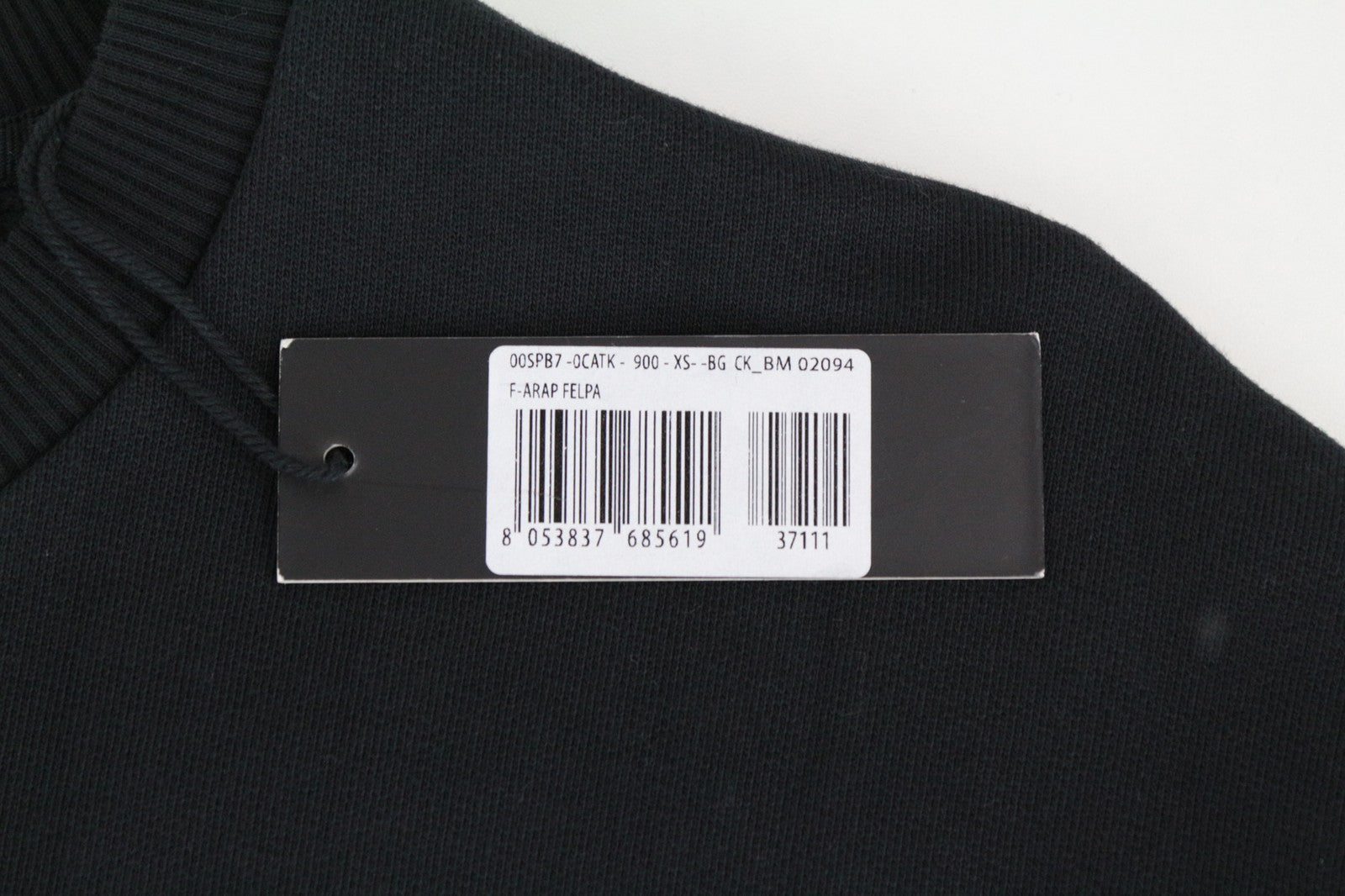 DIESEL F-Arap Felpa moteriškas džemperis XS dydžio, laisvalaikio, juodos spalvos, rauktomis rankovėmis. 