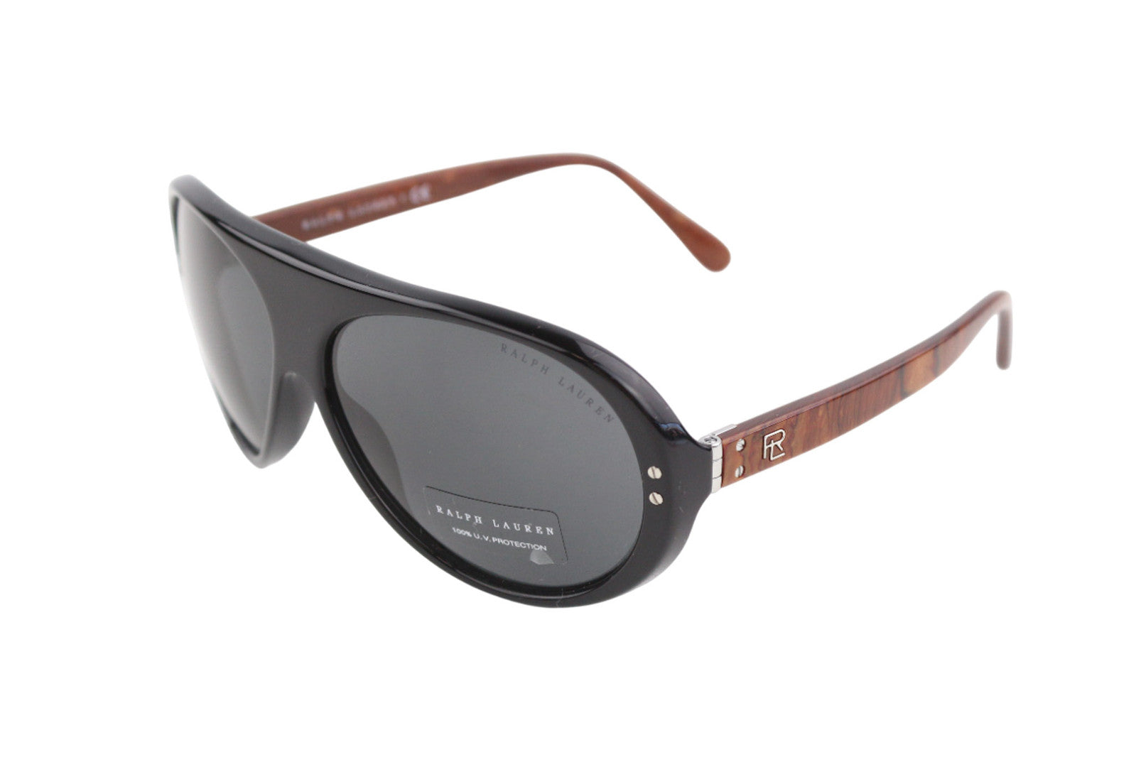 RALPH LAUREN moteriški akiniai nuo saulės 0RL8194 su blizgia juoda spalva, apsauga nuo UV spindulių, rekomenduojama mažmeninė kaina – 160 € 