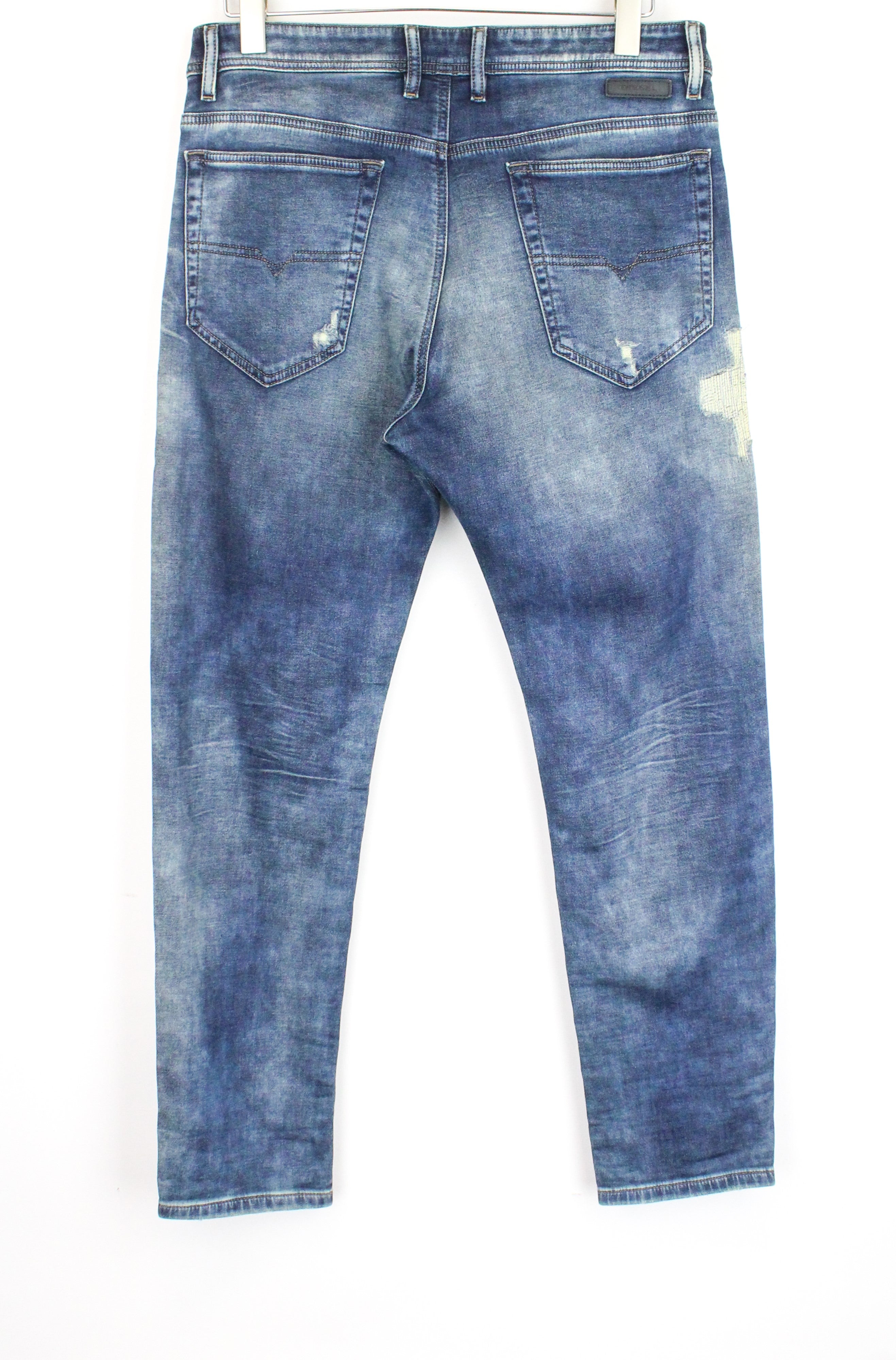 DIESEL Narrot-T ​​084PU vyriški W31 džinsai Slim Distressed Washed Sweat Jogg 
