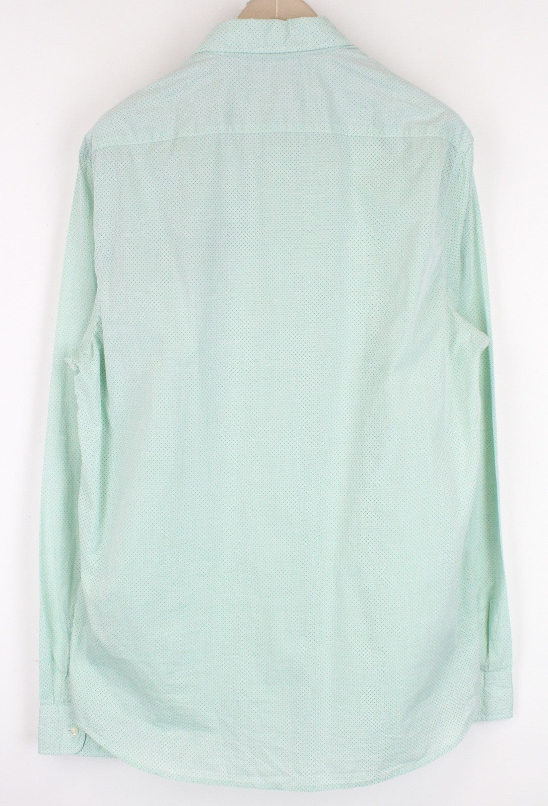 SCOTCH &amp; SODA vyriški 2XL dydžio žali marškinėliai su sagomis ir taškeliais, raštu, su kišenėmis. 