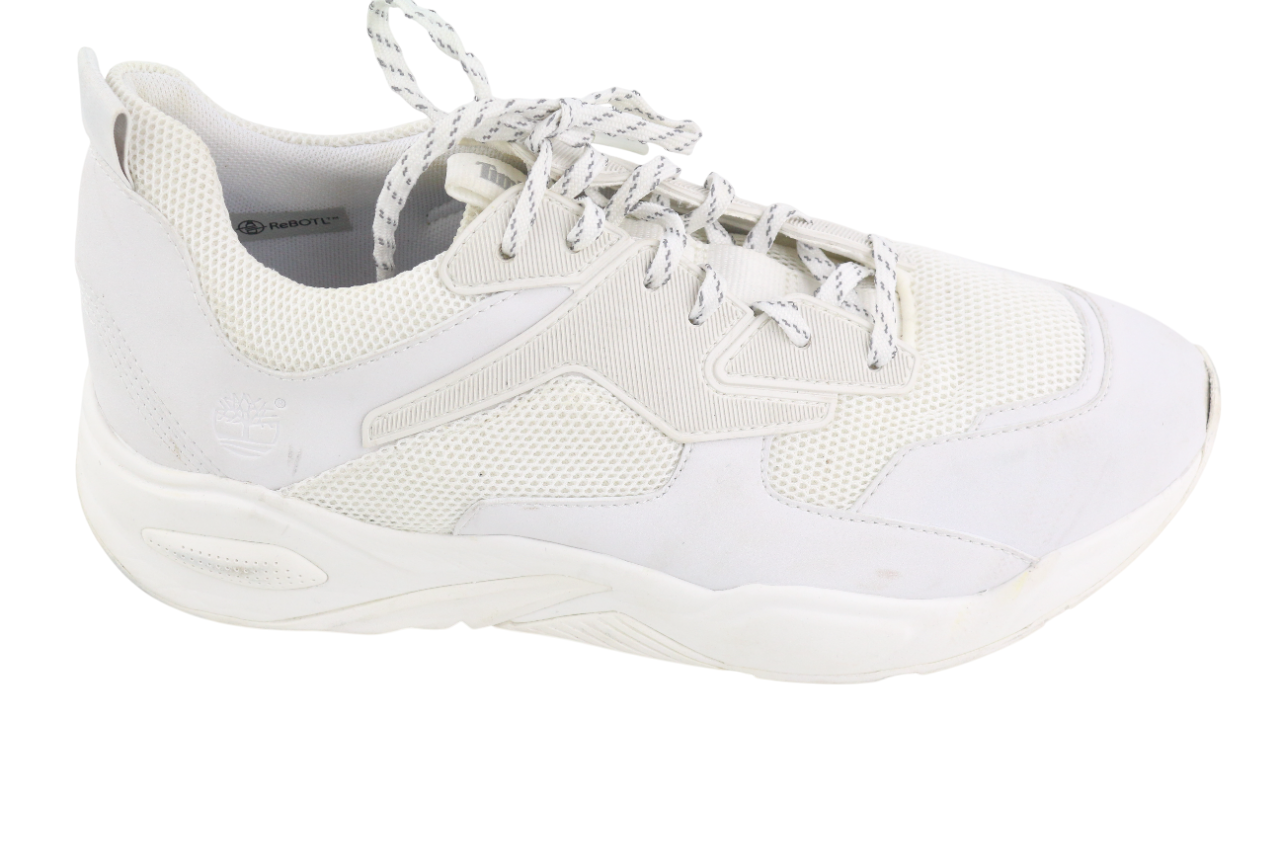 TIMBERLAND A219C moteriški sportbačiai, EU40, UK7, balti, migdolų spalvos, žemakulniai sportbačiai su raišteliais. 