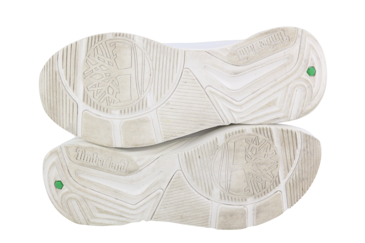 TIMBERLAND A219C moteriški sportbačiai, EU40, UK7, balti, migdolų spalvos, žemakulniai sportbačiai su raišteliais. 