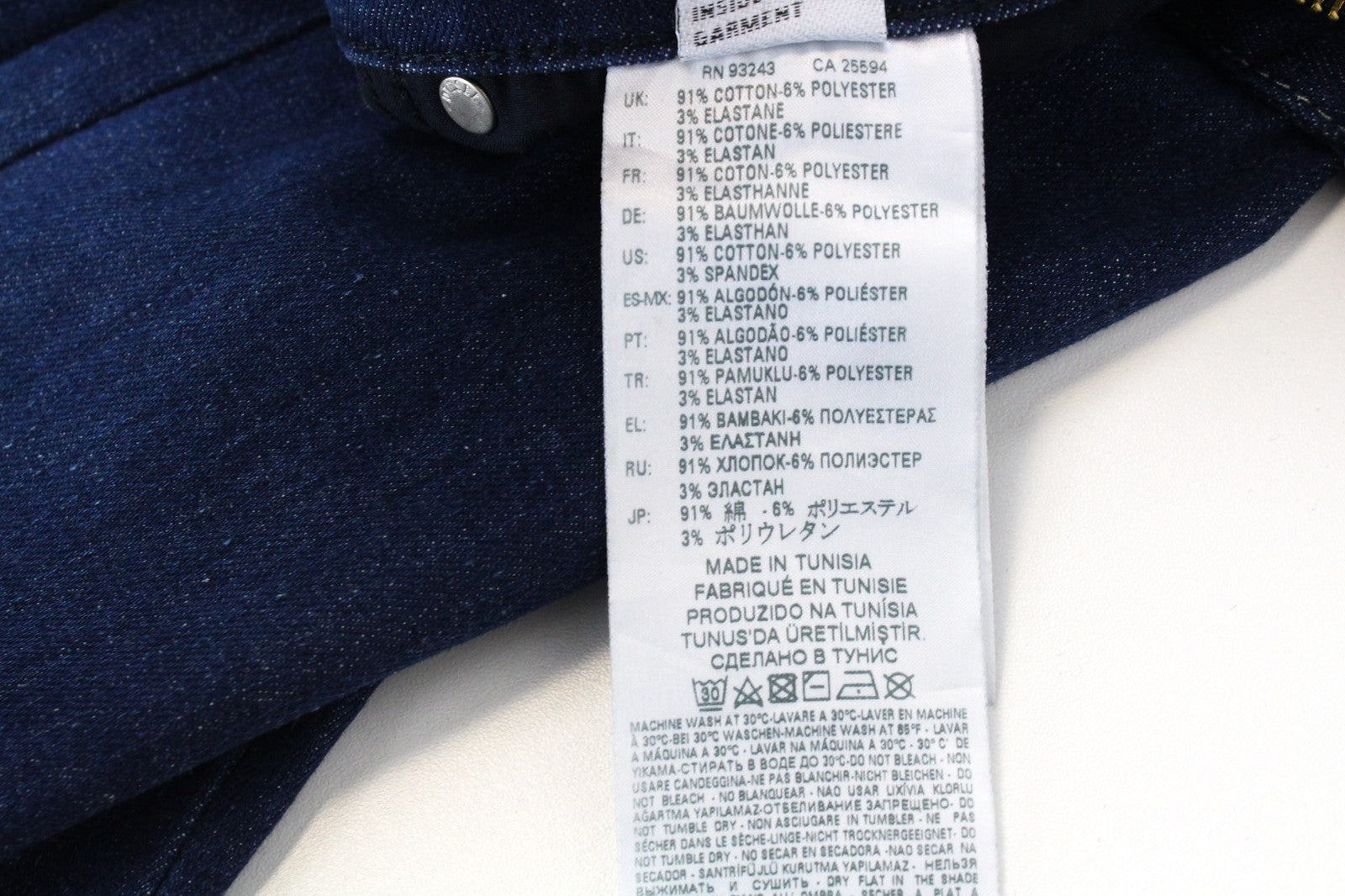 DIESEL Slandy 088AT Women's W27/L32 Blue Jeans Super Skinny Distressed Hems