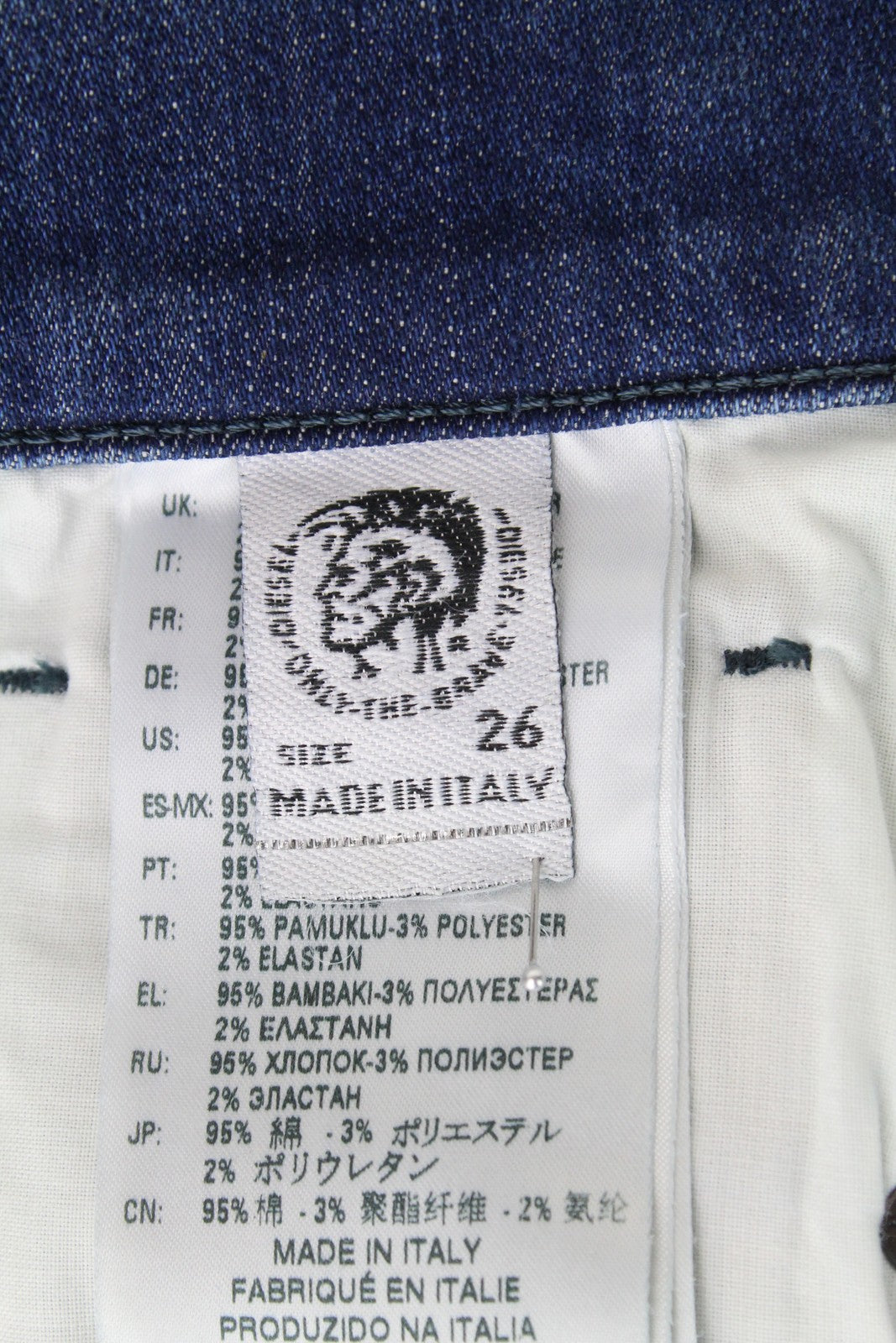 DIESEL D-Reeft-T 0870O vyriški W26 džinsai su aptemptais Jogg Skinny Sweat Boys džinsais 