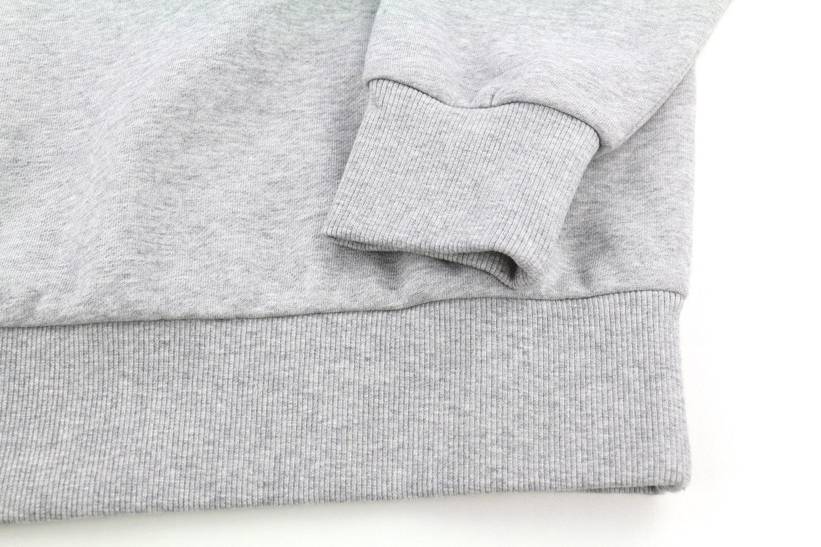 DIESEL S-Girk vyriškas džemperis su S melanžo pilka apvalia kaklo iškirpte ir logotipais 