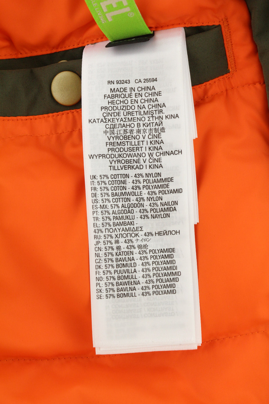 DIESEL W-Colby vyriška striukė S, žalia, su pašiltintu gobtuvu ir kišenėmis, RRP 395 € 