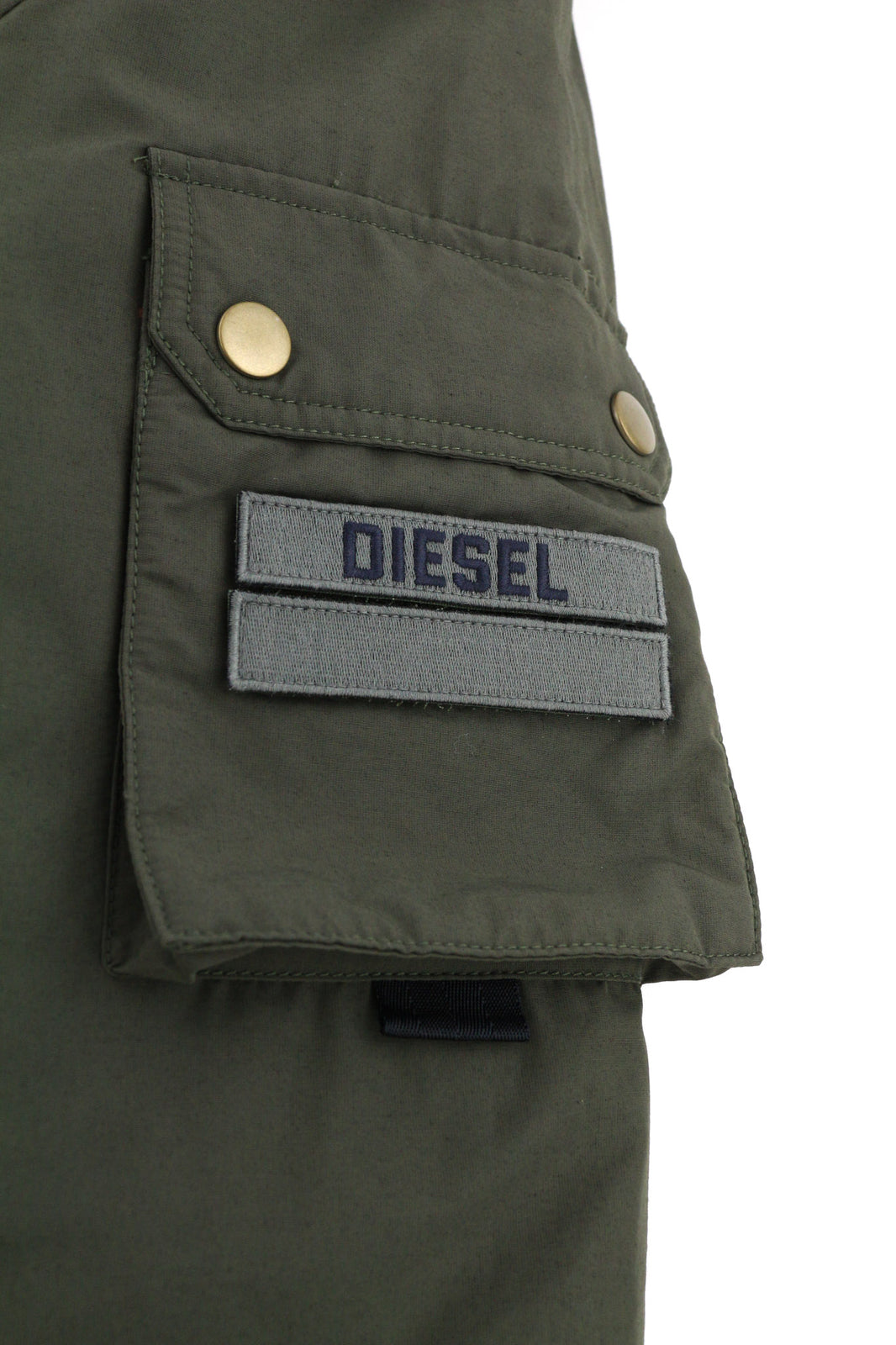 DIESEL W-Colby vyriška striukė S, žalia, su pašiltintu gobtuvu ir kišenėmis, RRP 395 € 