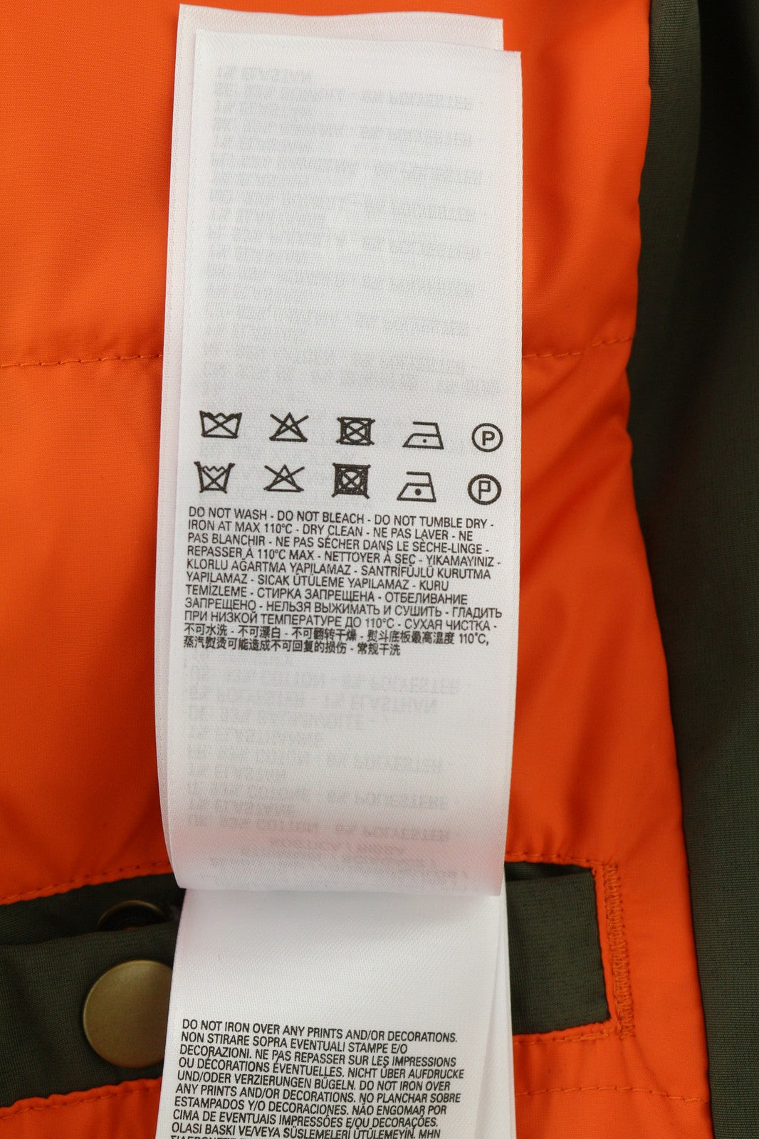 DIESEL W-Colby vyriška striukė S, chaki žalia, su pašiltintu gobtuvu ir kišene, RRP 395 € 