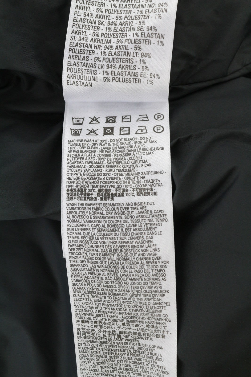 DIESEL W-Spleak vyriška striukė S, juoda, bomber stiliaus, su pamušalu ir izoliacija, RRP 325 € 