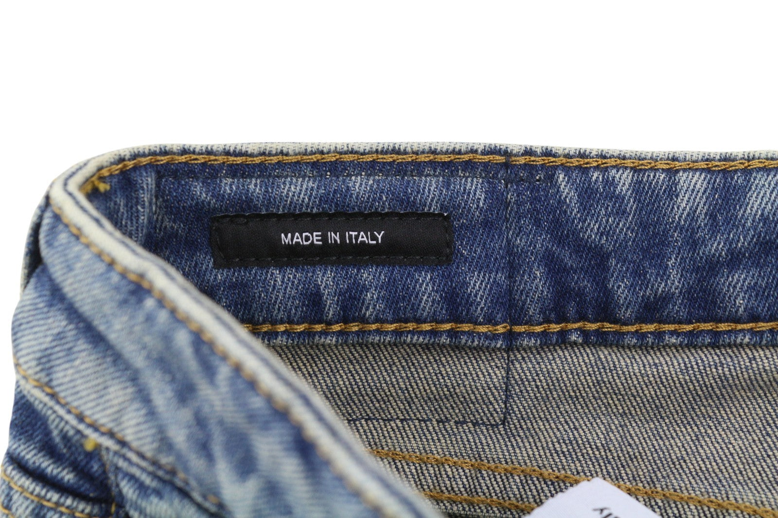 R13 Boy Straight Women Jeans 30 Cropped Ankle Washed Blue Kelly Stretch RRP€645