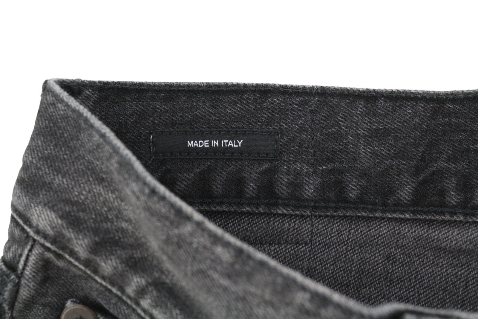 R13 trumpi plačių klešnių moteriški džinsai, 25 Wilson juodi, iki kulkšnių, RRP 695 € 