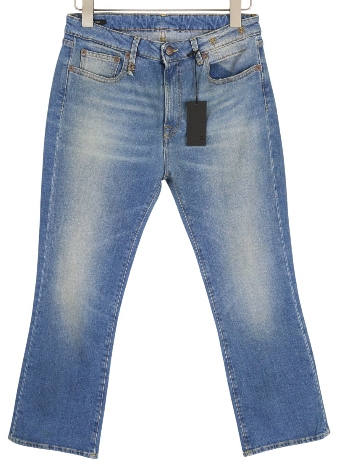 R13 Kick moteriški džinsai, 30 cm ilgio, laisvo kirpimo, Jasper, tamprūs, skalbti. RMK 695 € 