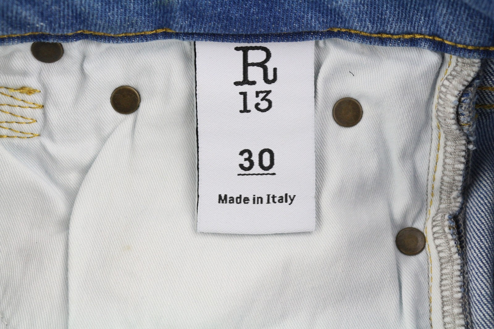 R13 Kick moteriški džinsai, 30 cm ilgio, laisvo kirpimo, Jasper, tamprūs, skalbti. RMK 695 € 