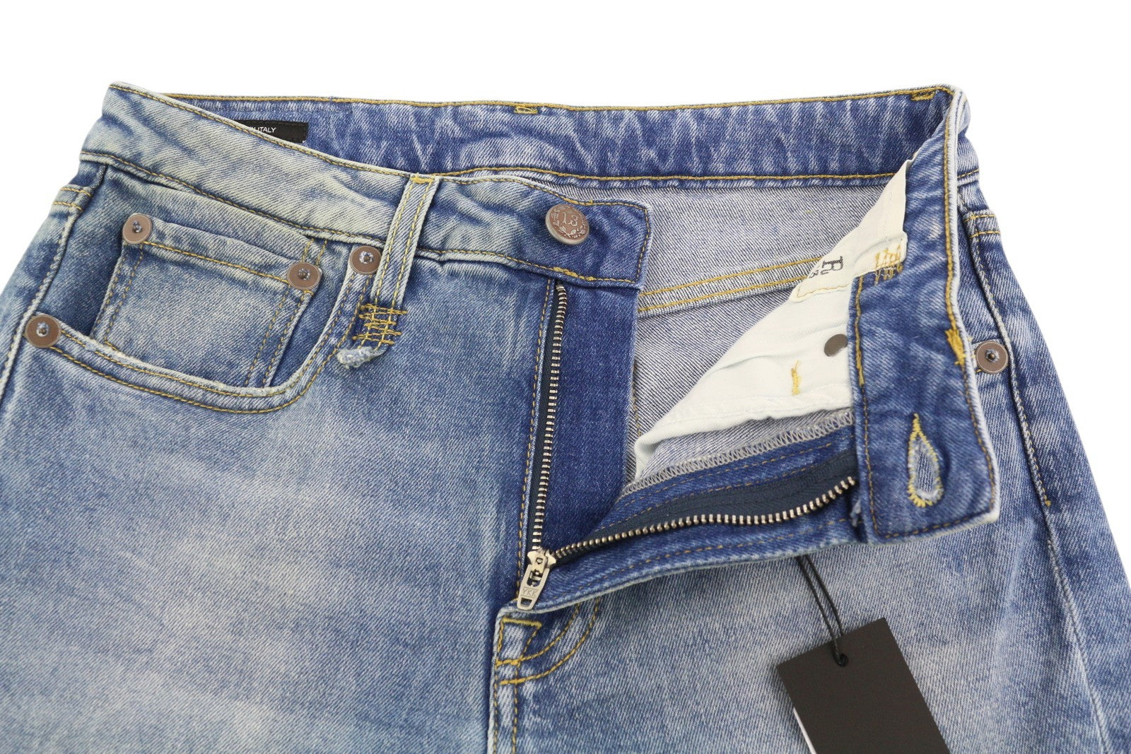 R13 Kick moteriški džinsai, 26 colio, laisvo kirpimo, iki kulkšnių, tamprūs, skalbti. RMK 695 € 