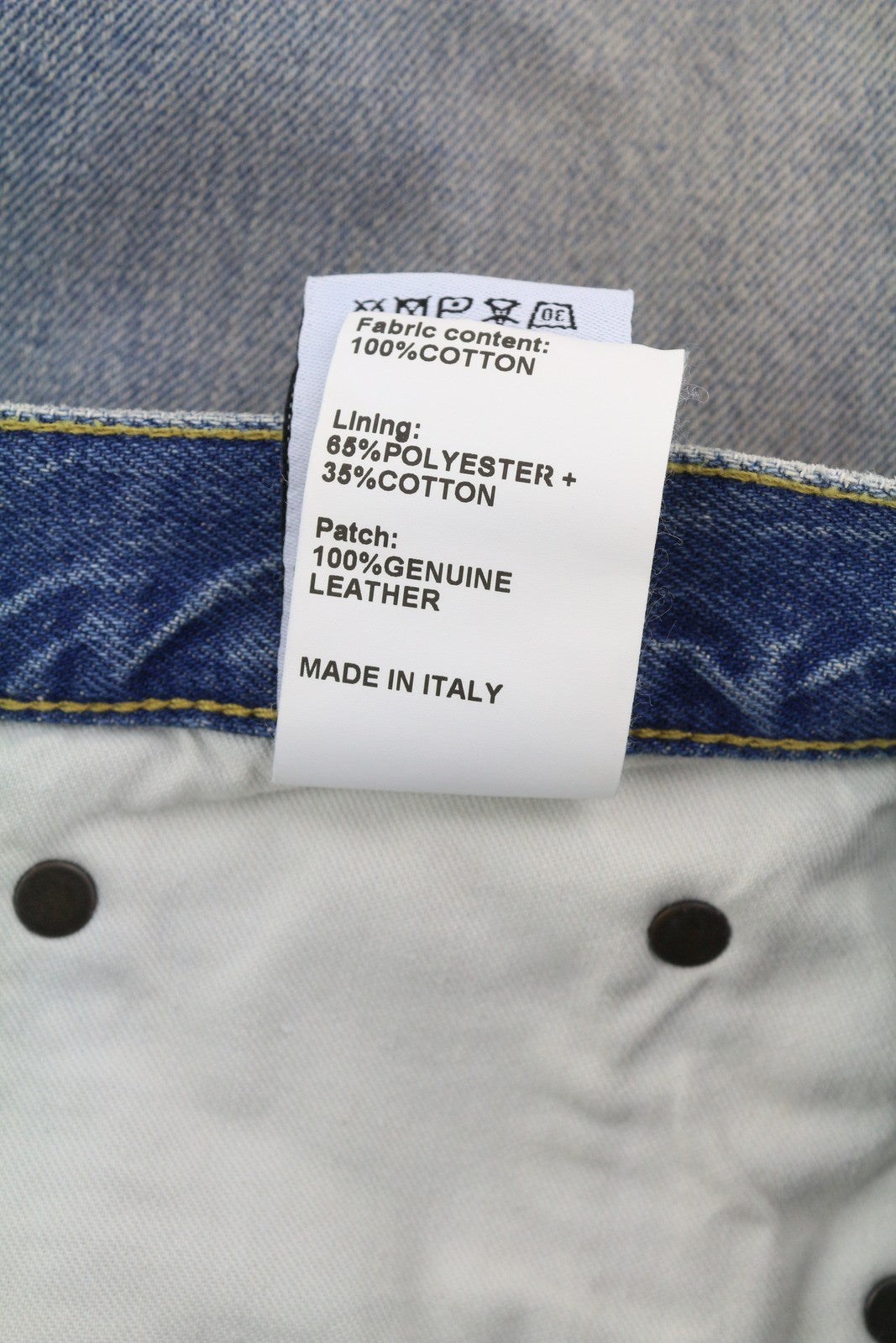 R13 D'Arcy Loose Women Jeans 29 Veiled Blue Washed Zip Denim Painted RRP€695