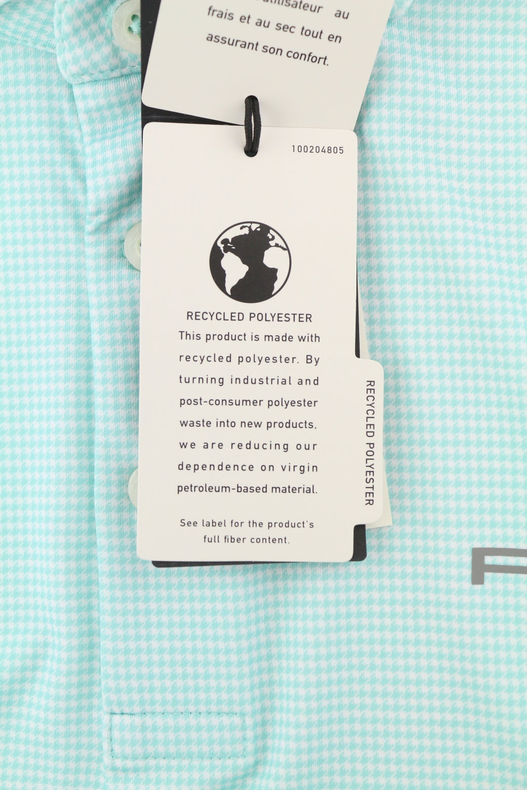 RLX RALPH LAUREN golfo vyriški marškinėliai L dydžio, mėlyni, trumpomis rankovėmis, su akmenėlio formos raštu, su gobtuvu 