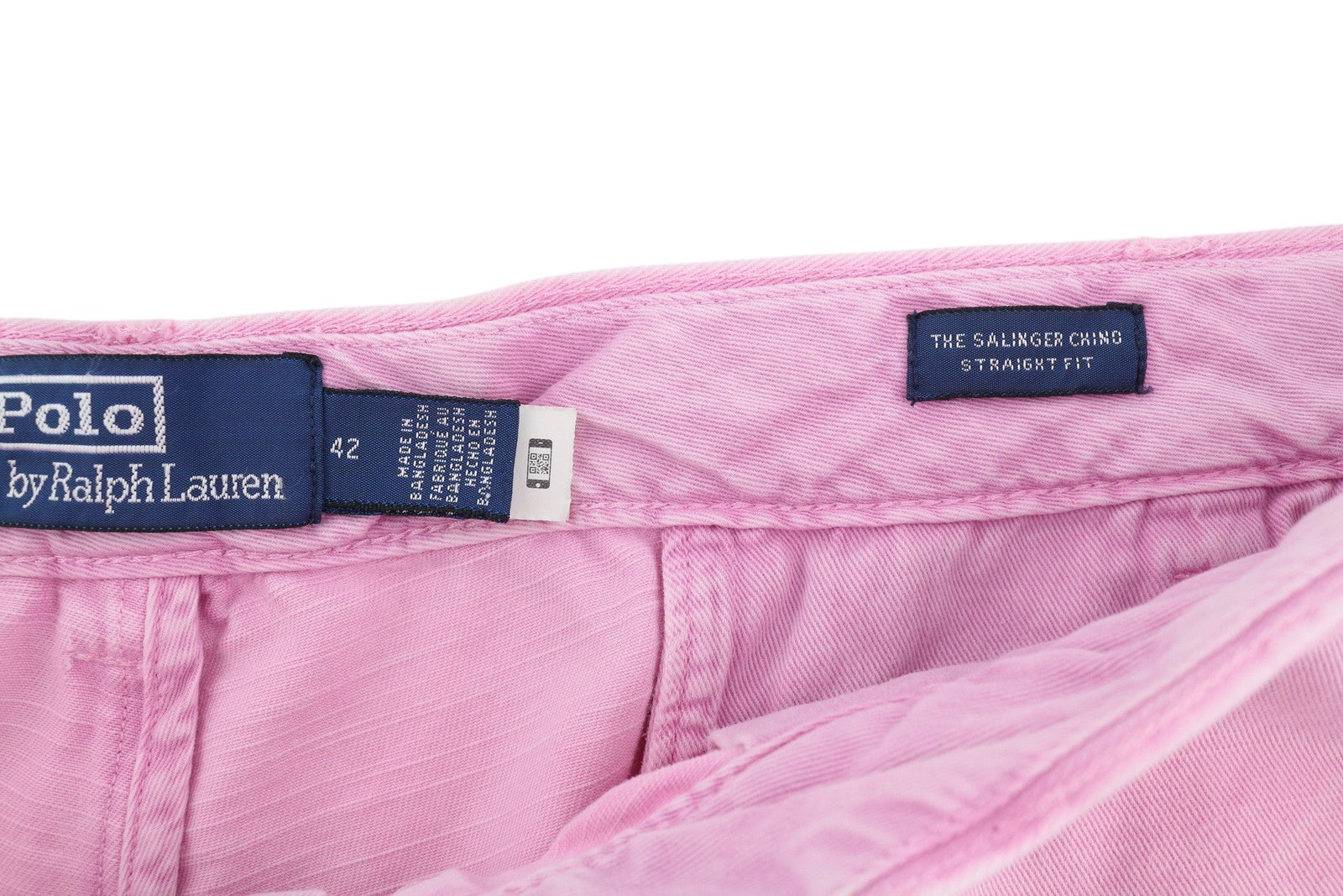 RALPH LAUREN Salinger Chino Straight Fit Men Shorts 42 Light Pink RRP€179