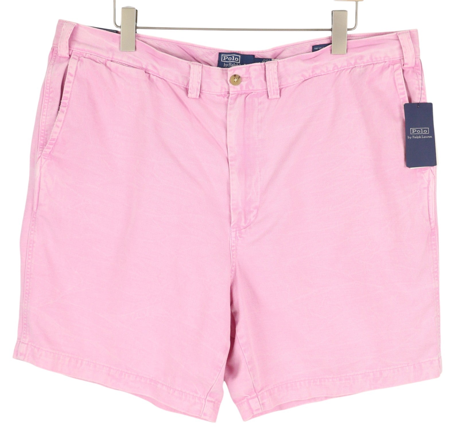 RALPH LAUREN Salinger Chino Straight Fit Men Shorts 42 Light Pink RRP€179