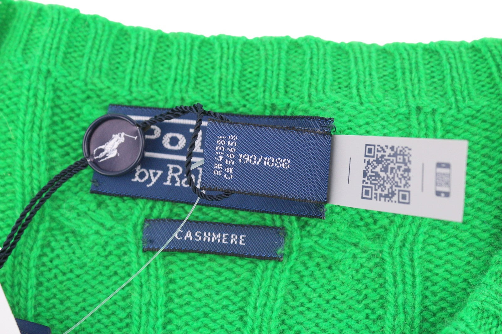 RALPH LAUREN kašmyro vyriškas megztinis, 2XL, žalias, megztinis su kabeliu, rekomenduojama kaina – 599 € 